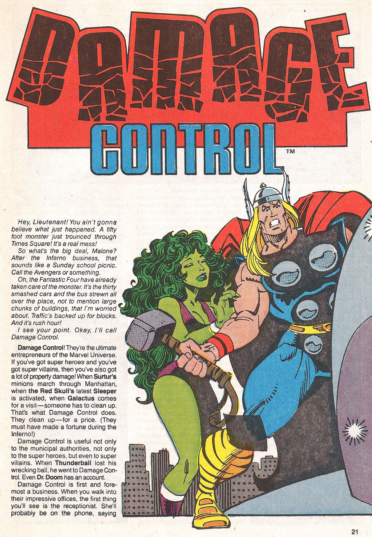 Read online Marvel Age comic -  Issue #73 - 22