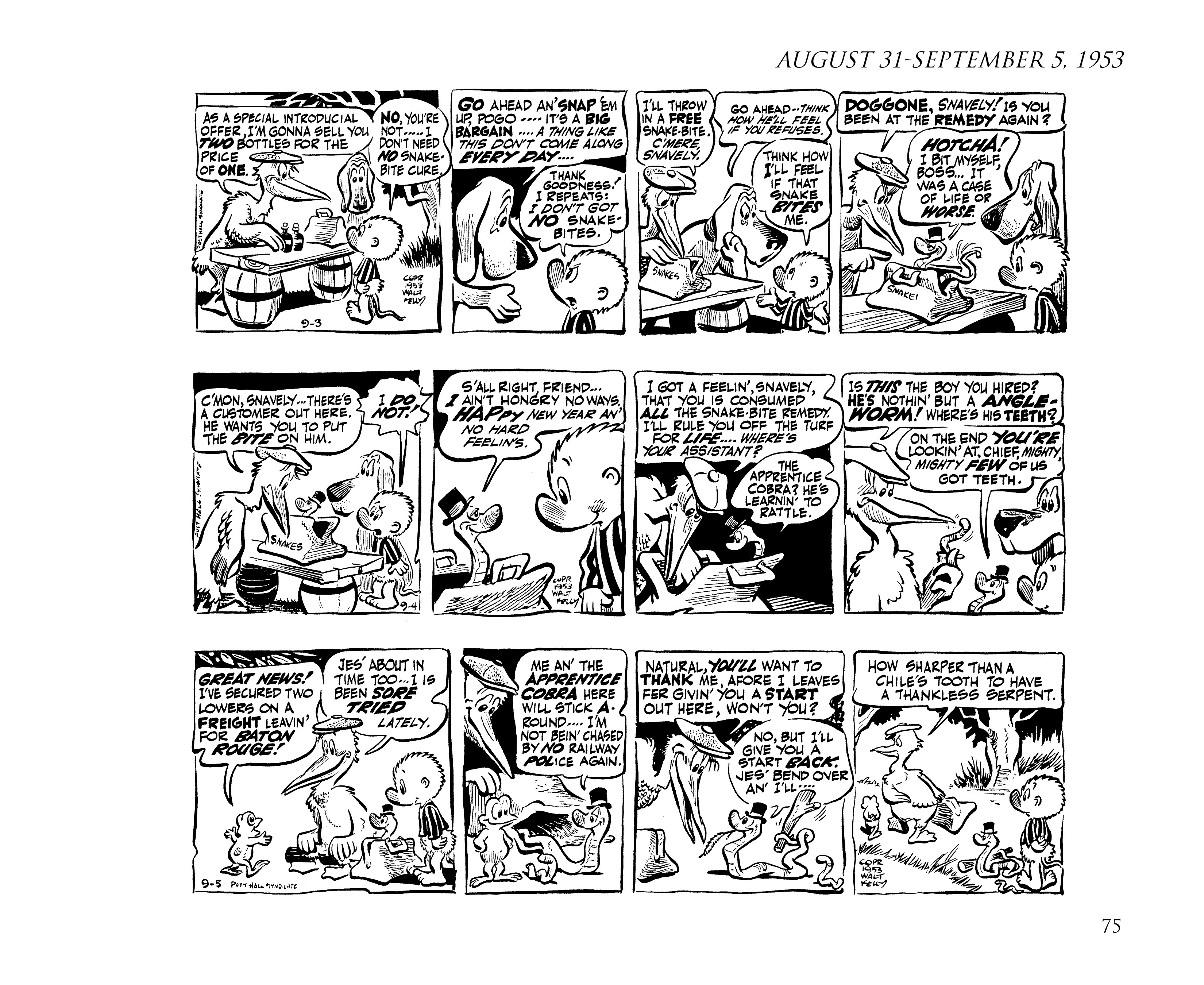 Read online Pogo by Walt Kelly: The Complete Syndicated Comic Strips comic -  Issue # TPB 3 (Part 1) - 87