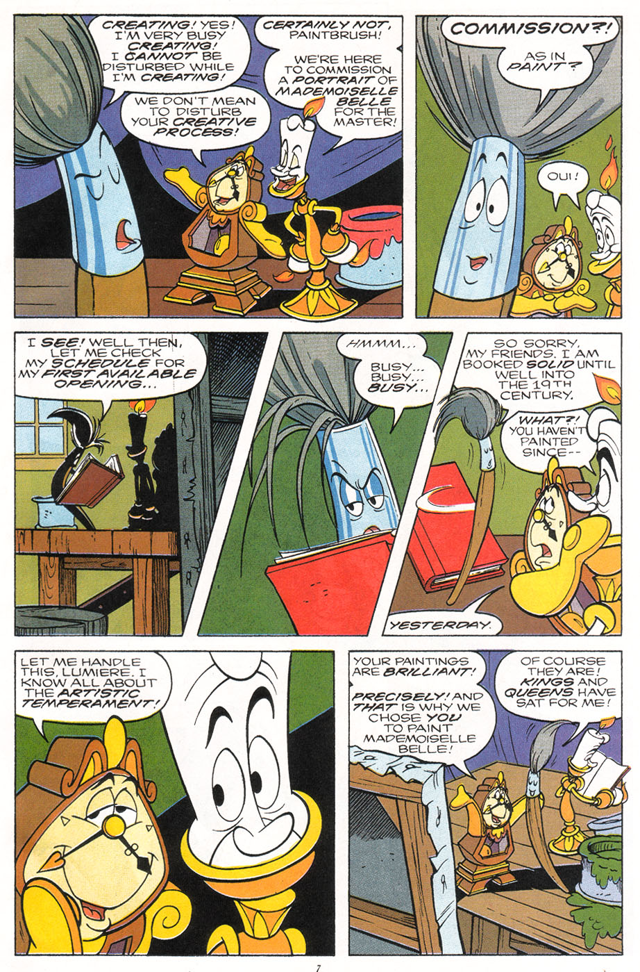 Read online Disney's Beauty and the Beast comic -  Issue #9 - 9