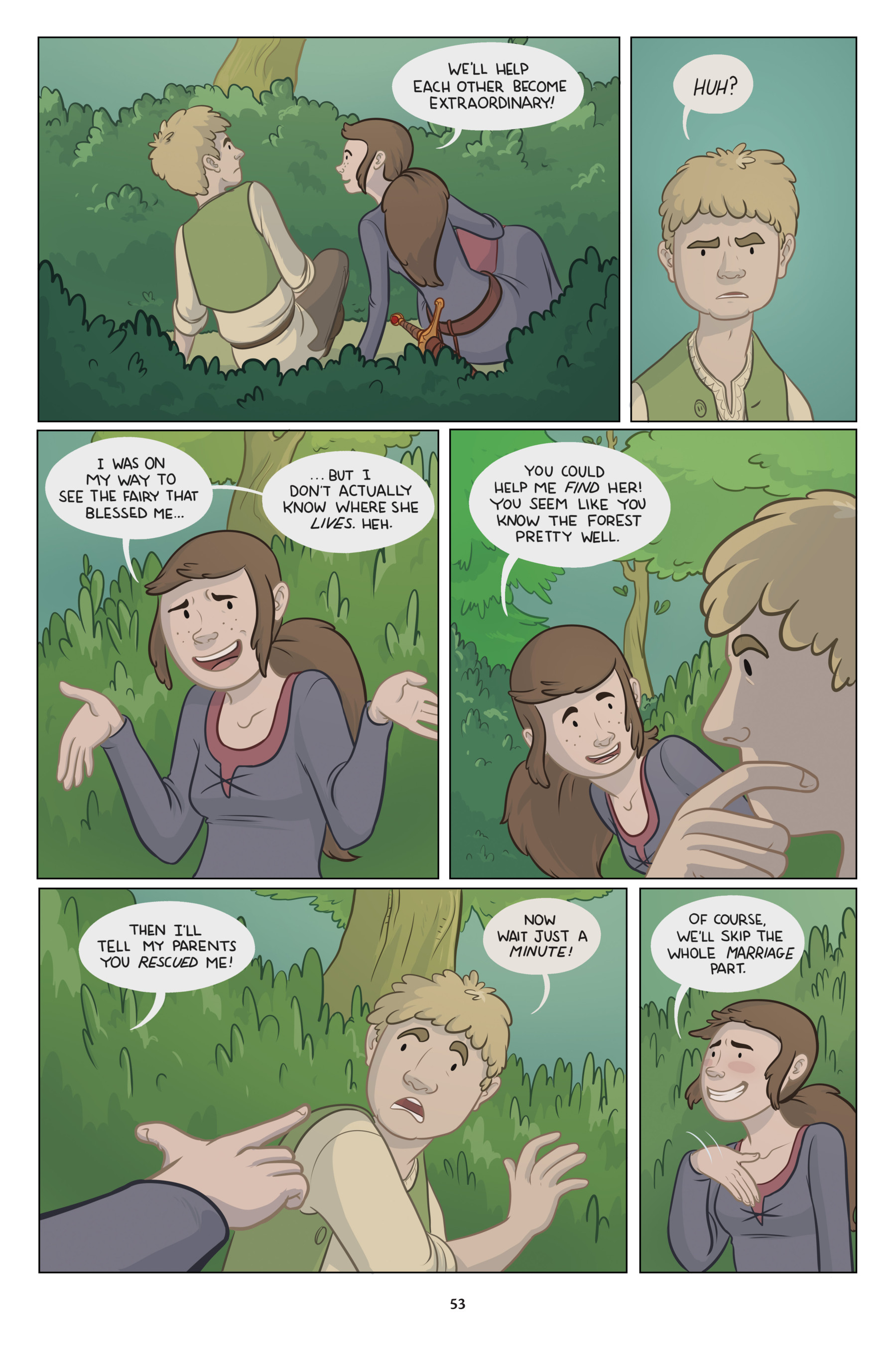 Read online Extraordinary: A Story of an Ordinary Princess comic -  Issue # TPB (Part 1) - 54