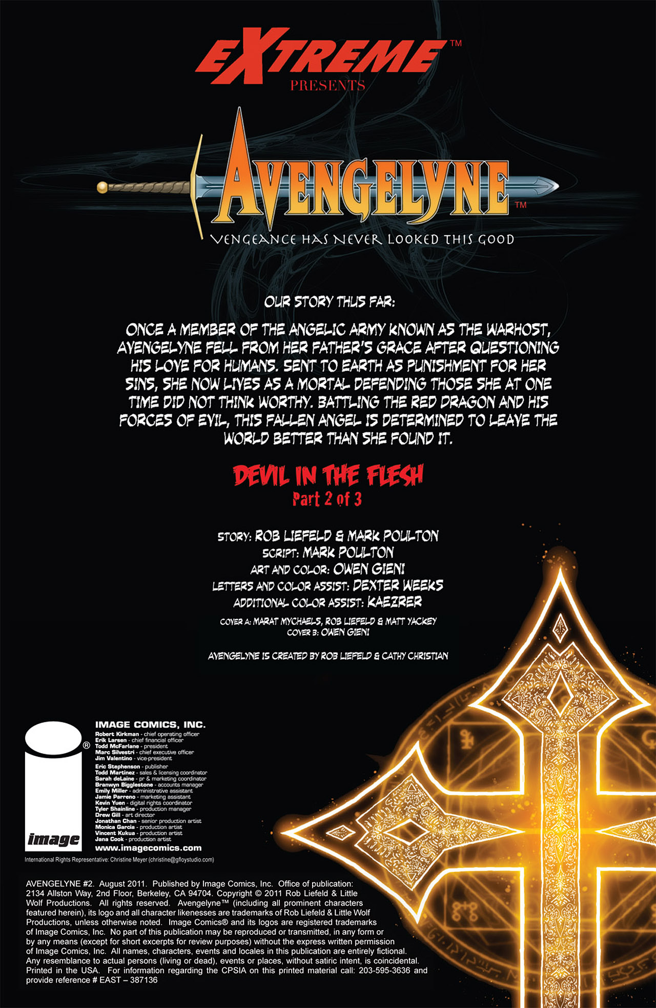 Read online Avengelyne (2011) comic -  Issue #2 - 2