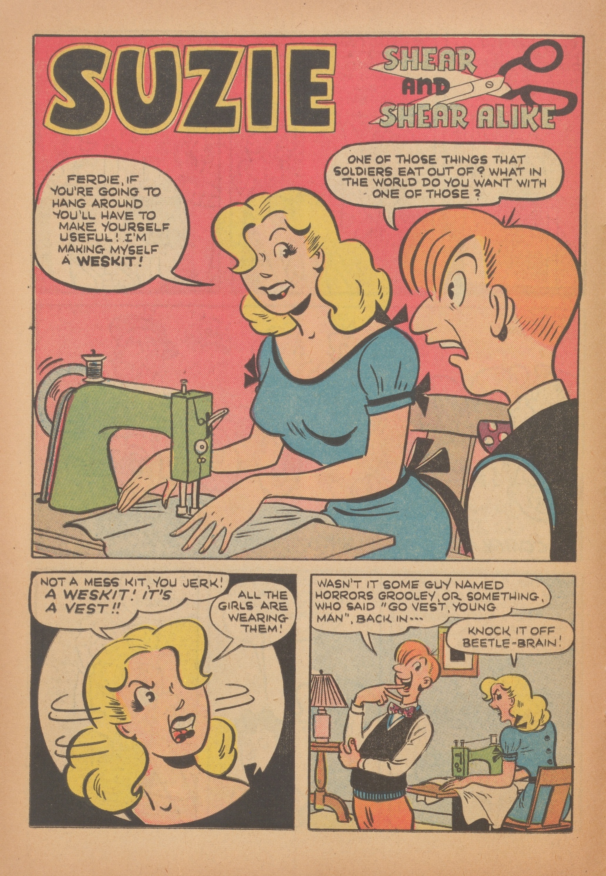 Read online Suzie Comics comic -  Issue #98 - 14