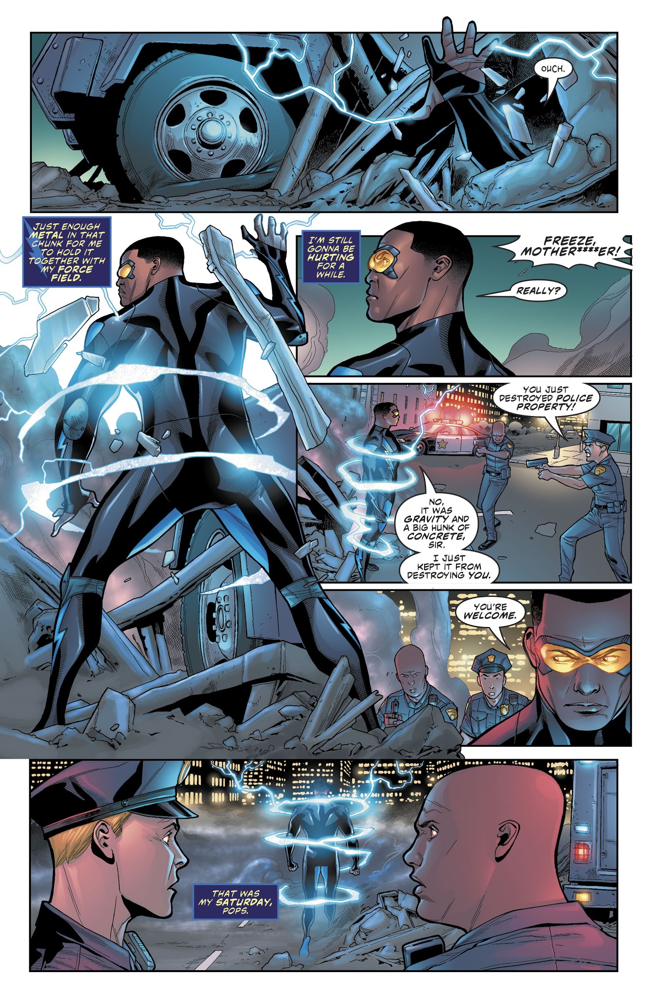 Read online Black Lightning: Cold Dead Hands comic -  Issue #1 - 9