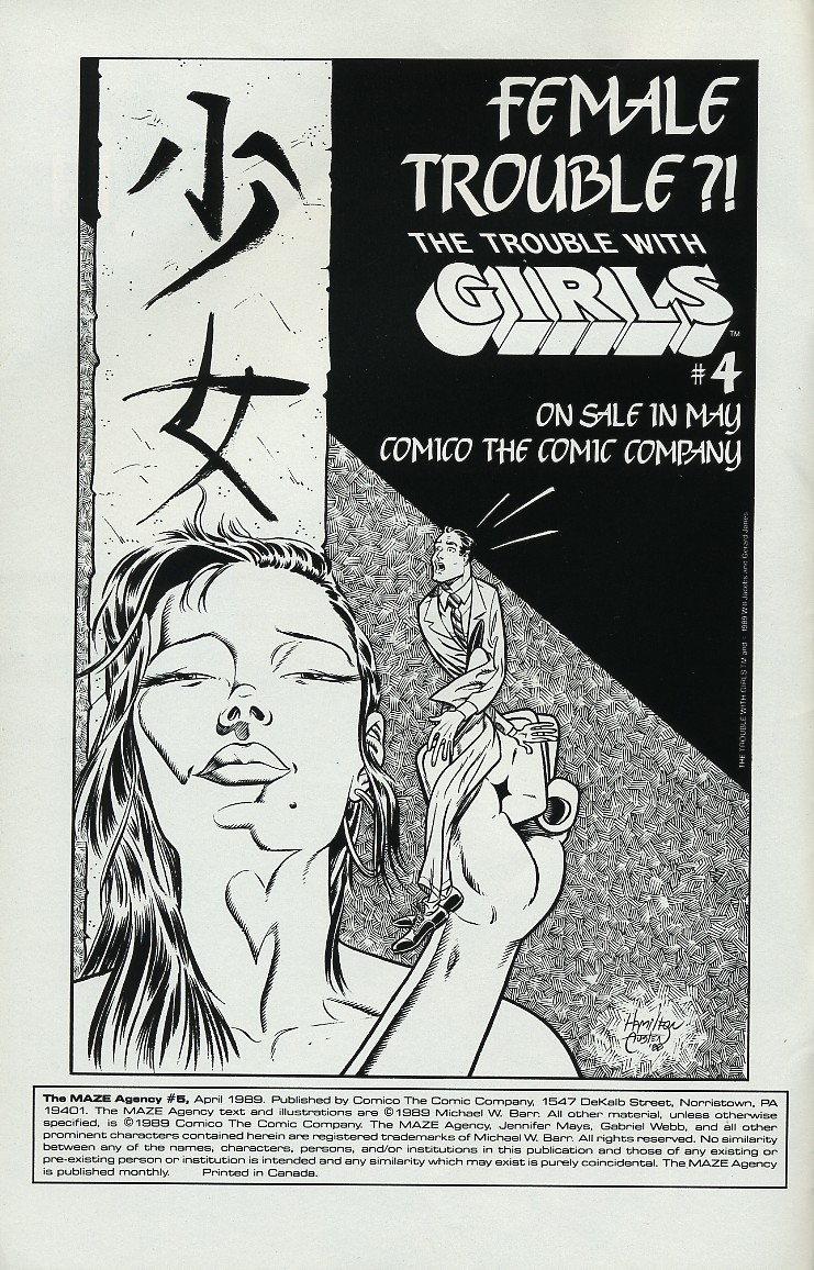 Read online Maze Agency (1988) comic -  Issue #5 - 2