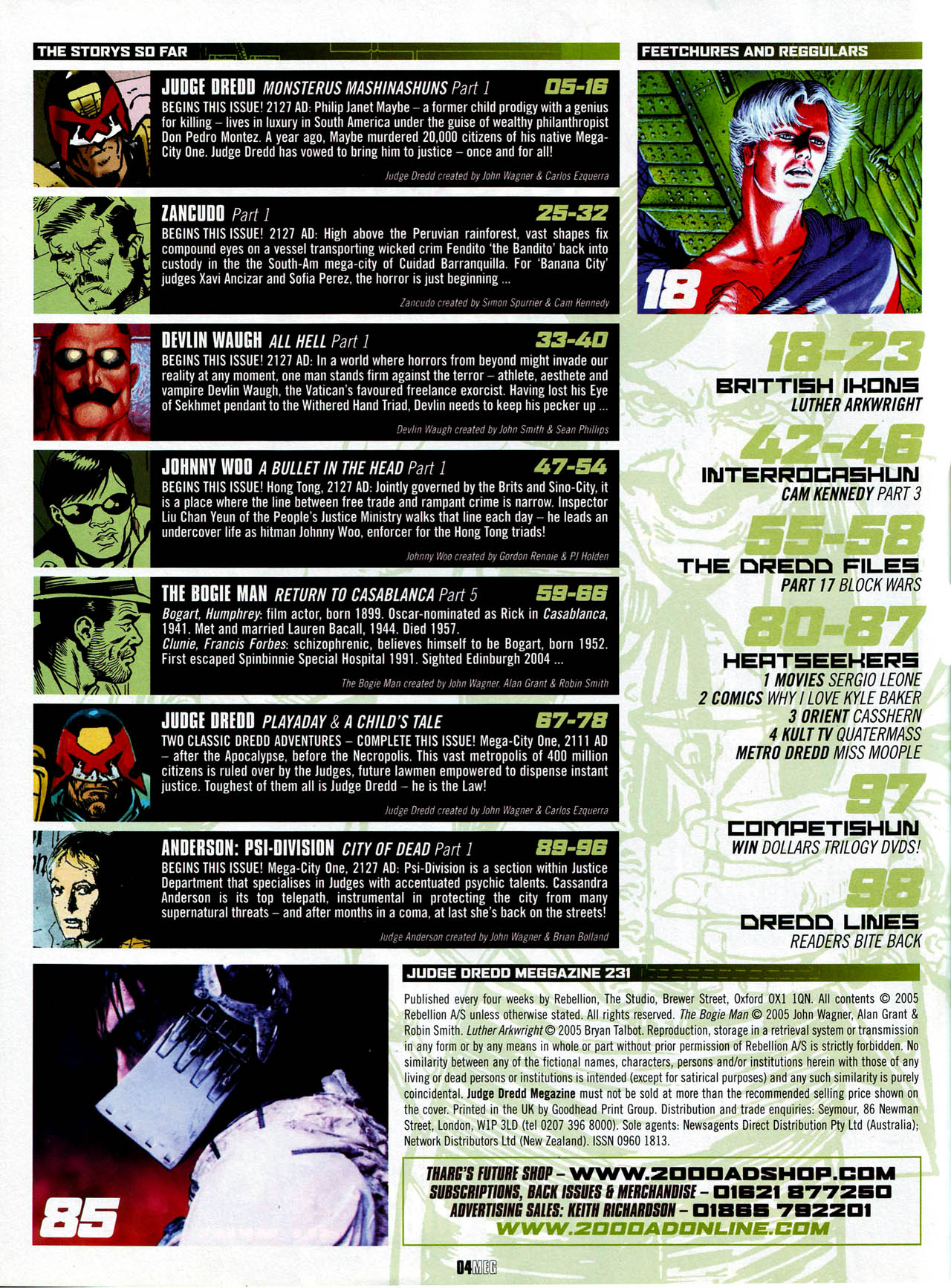 Read online Judge Dredd Megazine (Vol. 5) comic -  Issue #231 - 4