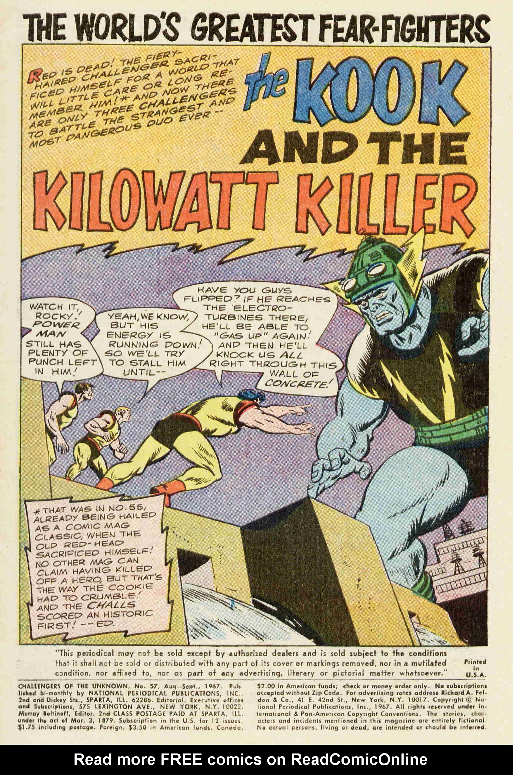 Challengers of the Unknown (1958) Issue #57 #57 - English 2