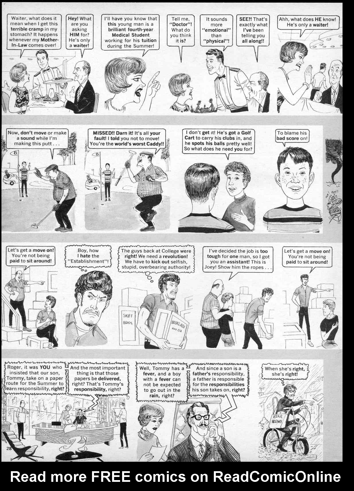 Read online MAD comic -  Issue #130 - 30