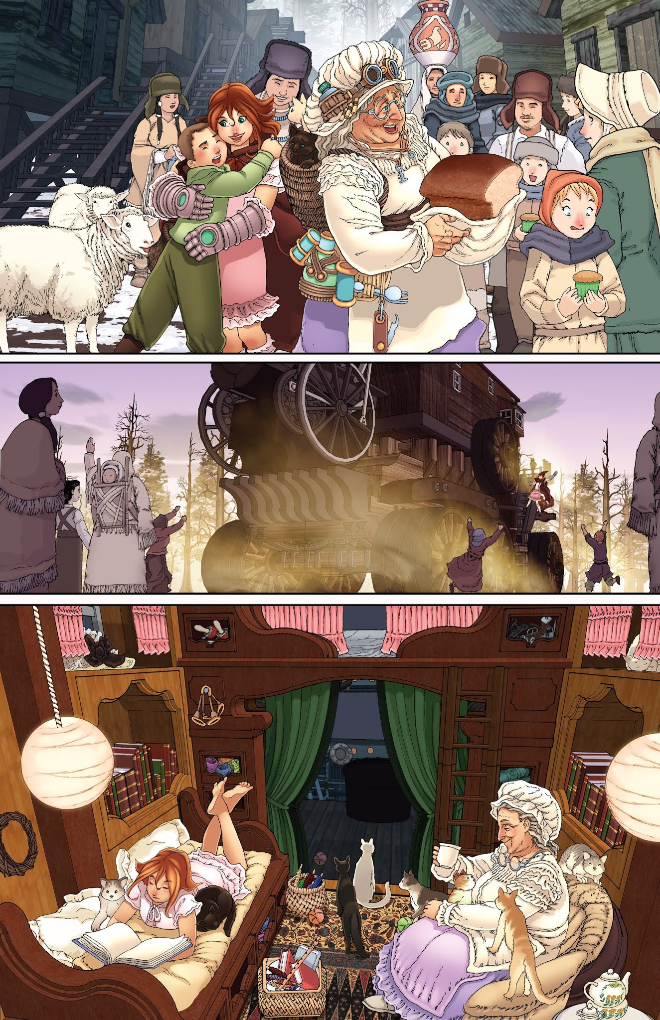 Read online Steampunk Red Riding Hood comic -  Issue # Full - 15