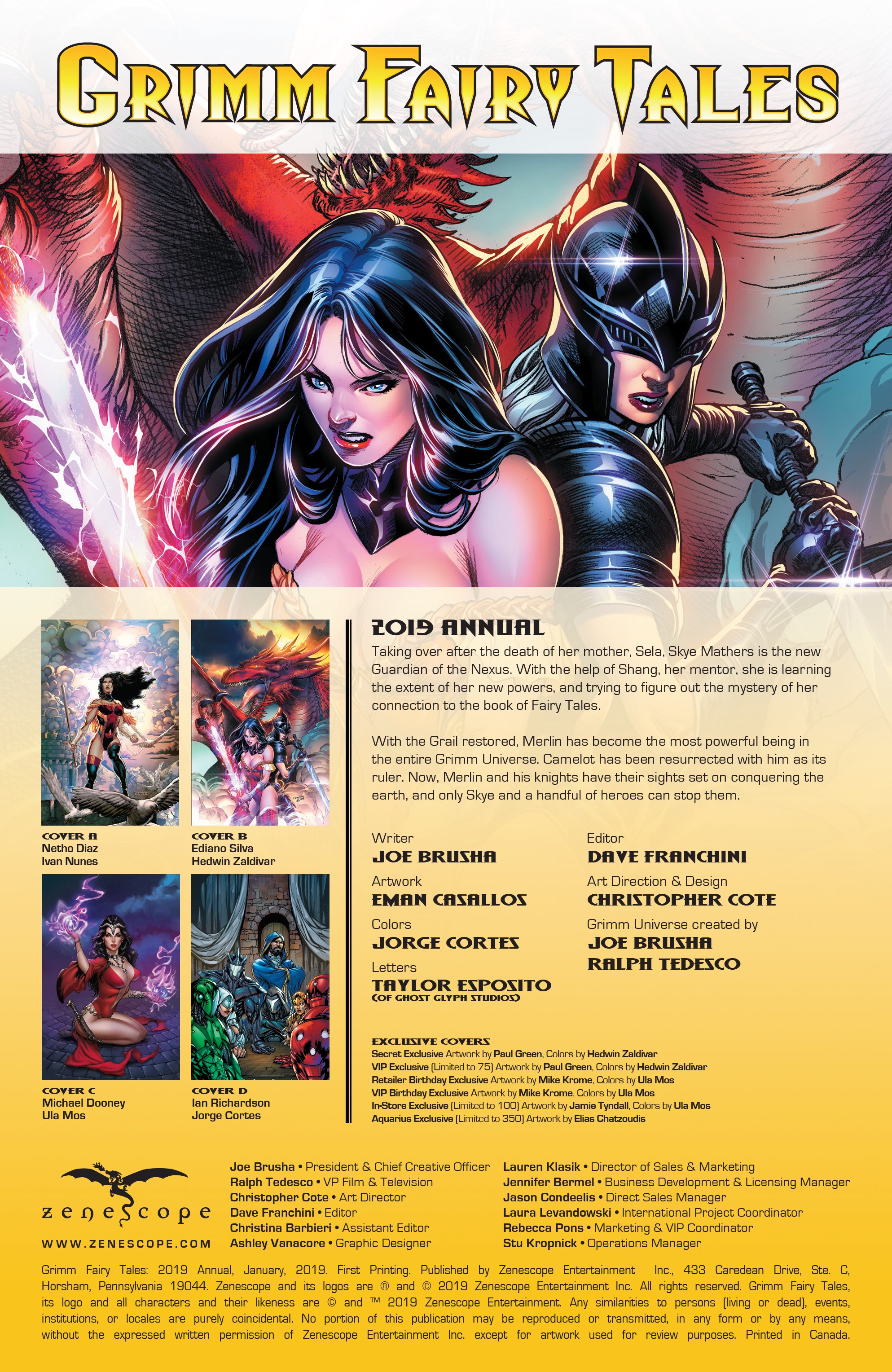 Read online Grimm Fairy Tales (2016) comic -  Issue # Annual 1 - 2
