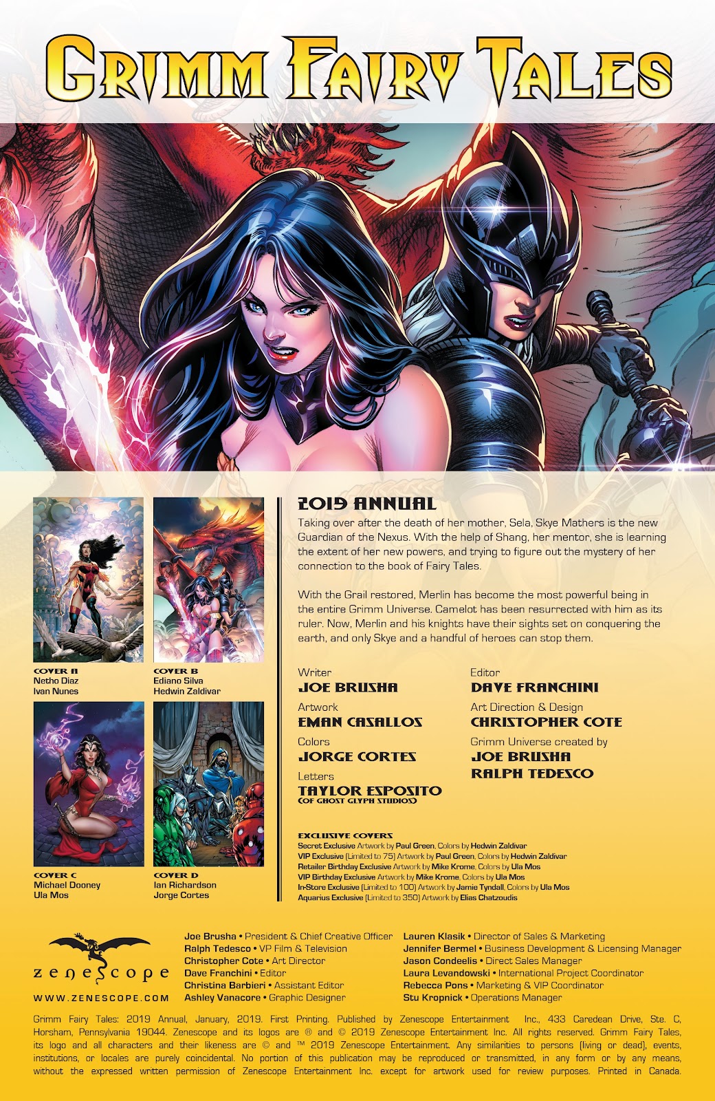 Grimm Fairy Tales (2016) issue Annual 1 - Page 2