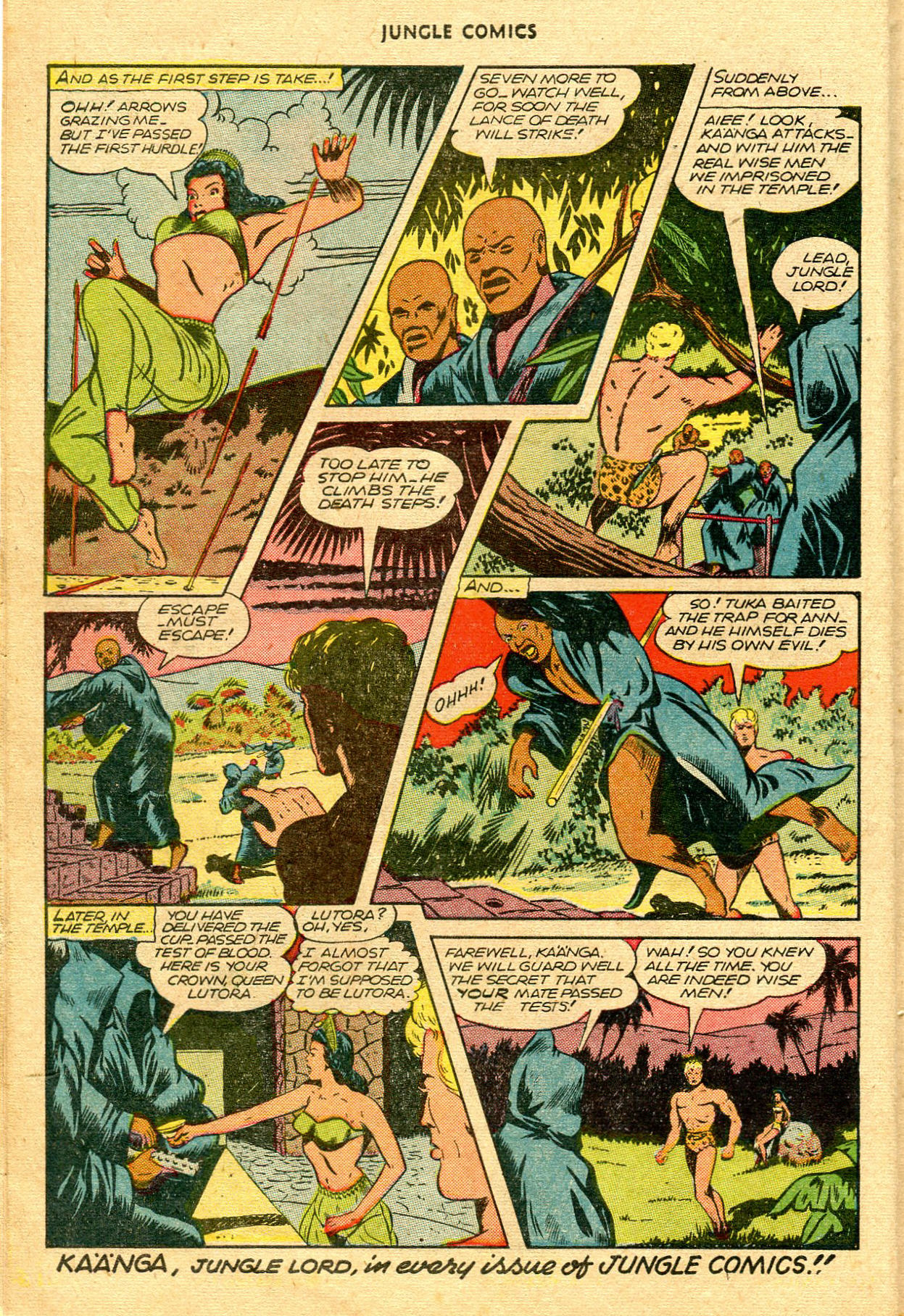 Read online Jungle Comics comic -  Issue #75 - 12