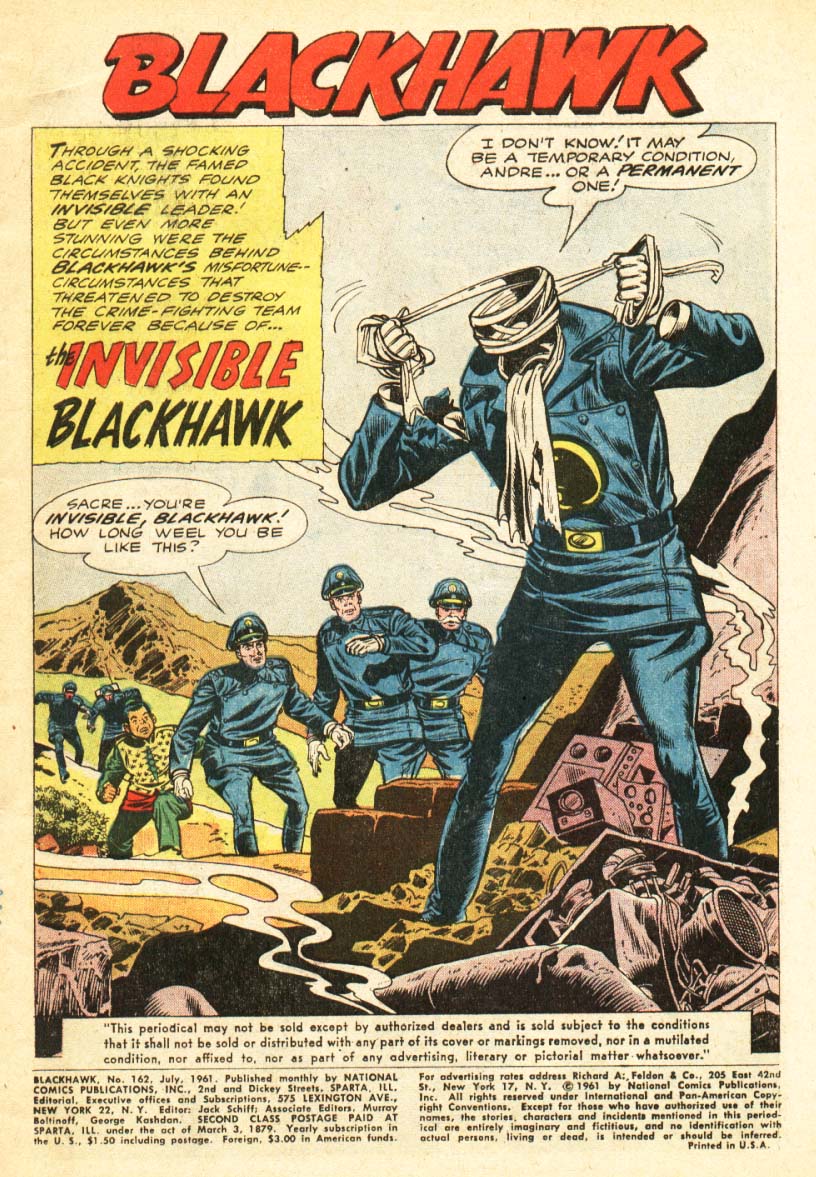 Read online Blackhawk (1957) comic -  Issue #162 - 2