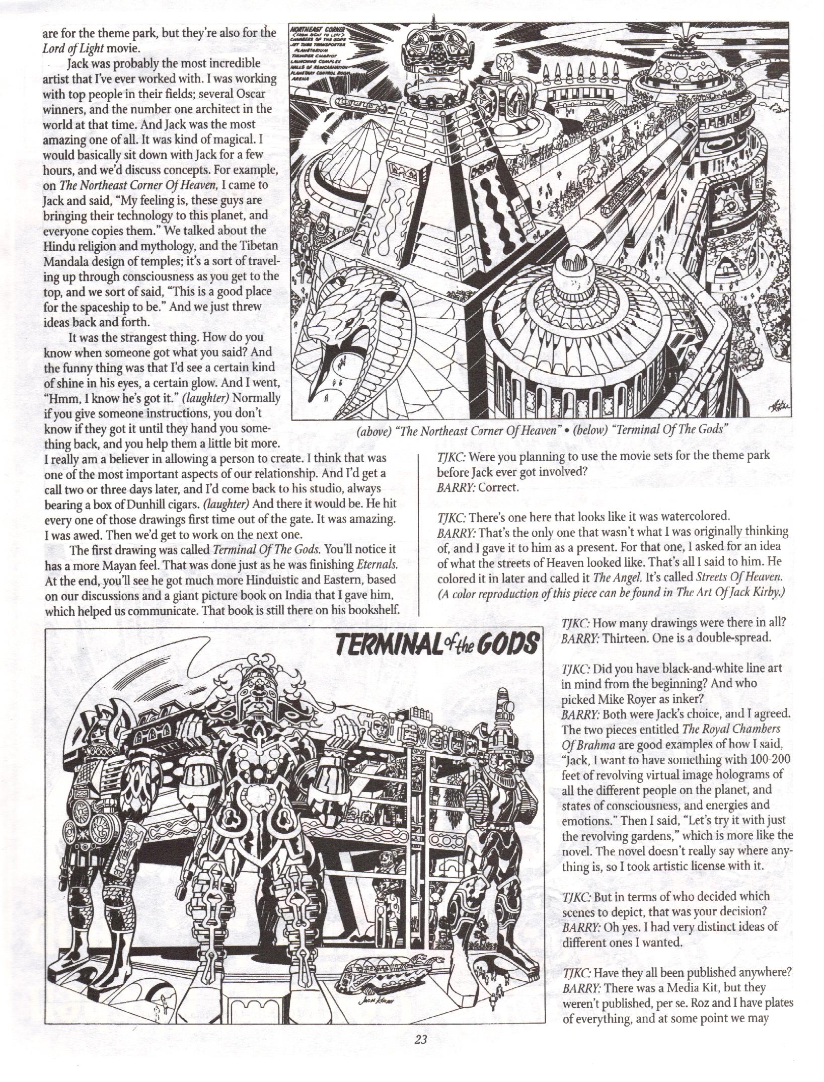 Read online The Jack Kirby Collector comic -  Issue #11 - 23