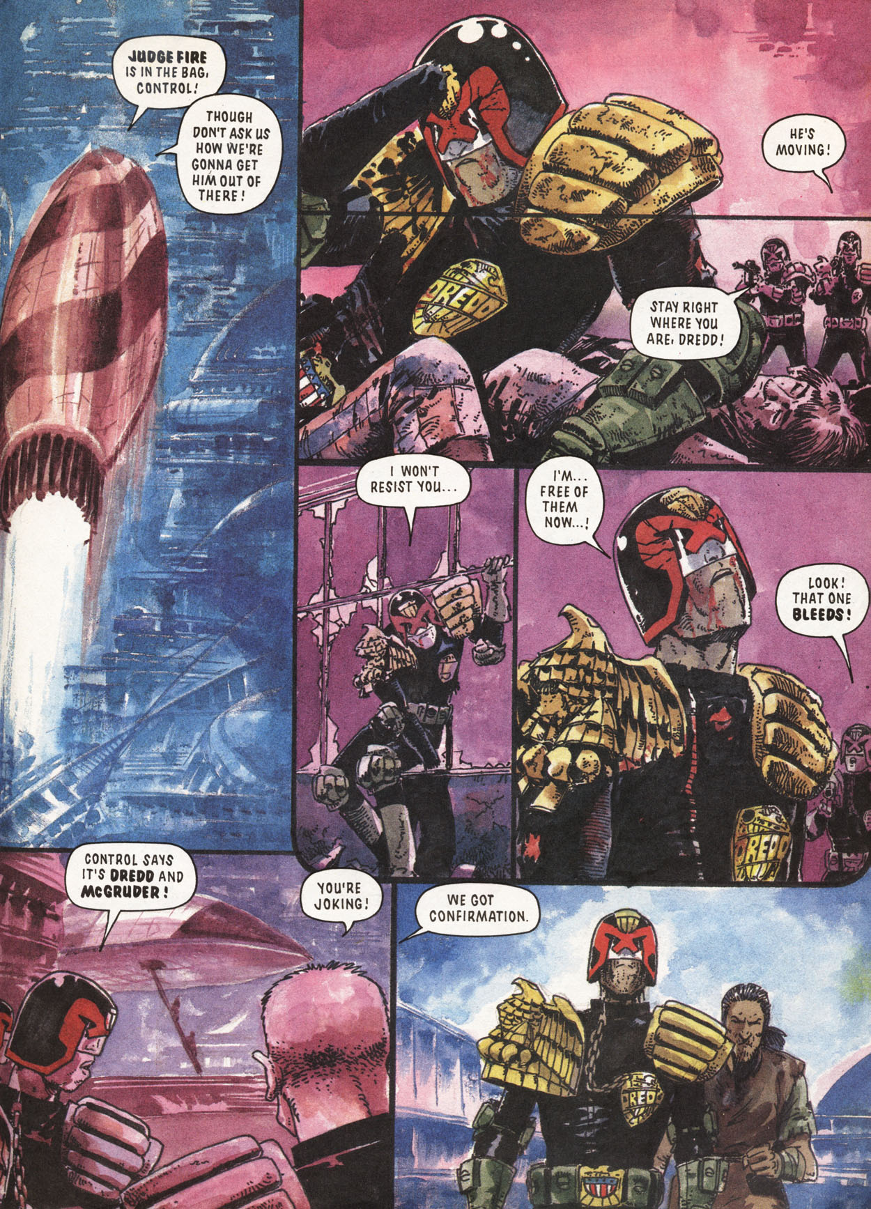 Read online Judge Dredd Megazine (vol. 3) comic -  Issue #34 - 39
