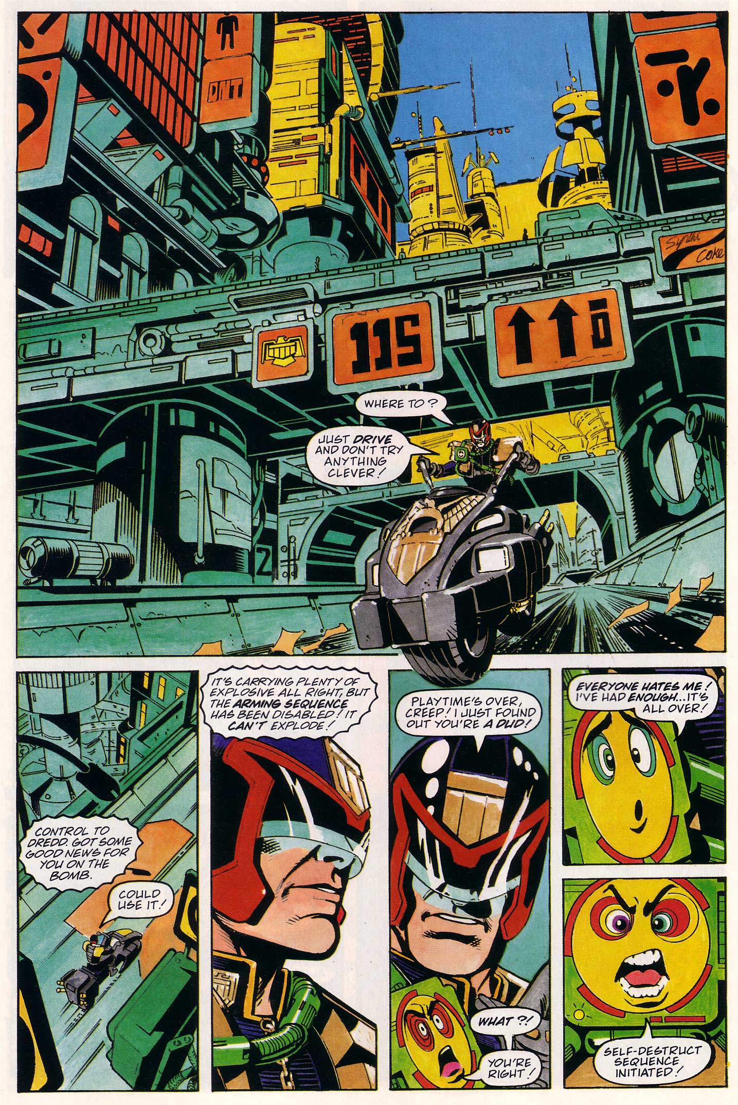 Read online Judge Dredd Lawman of the Future comic -  Issue #15 - 10