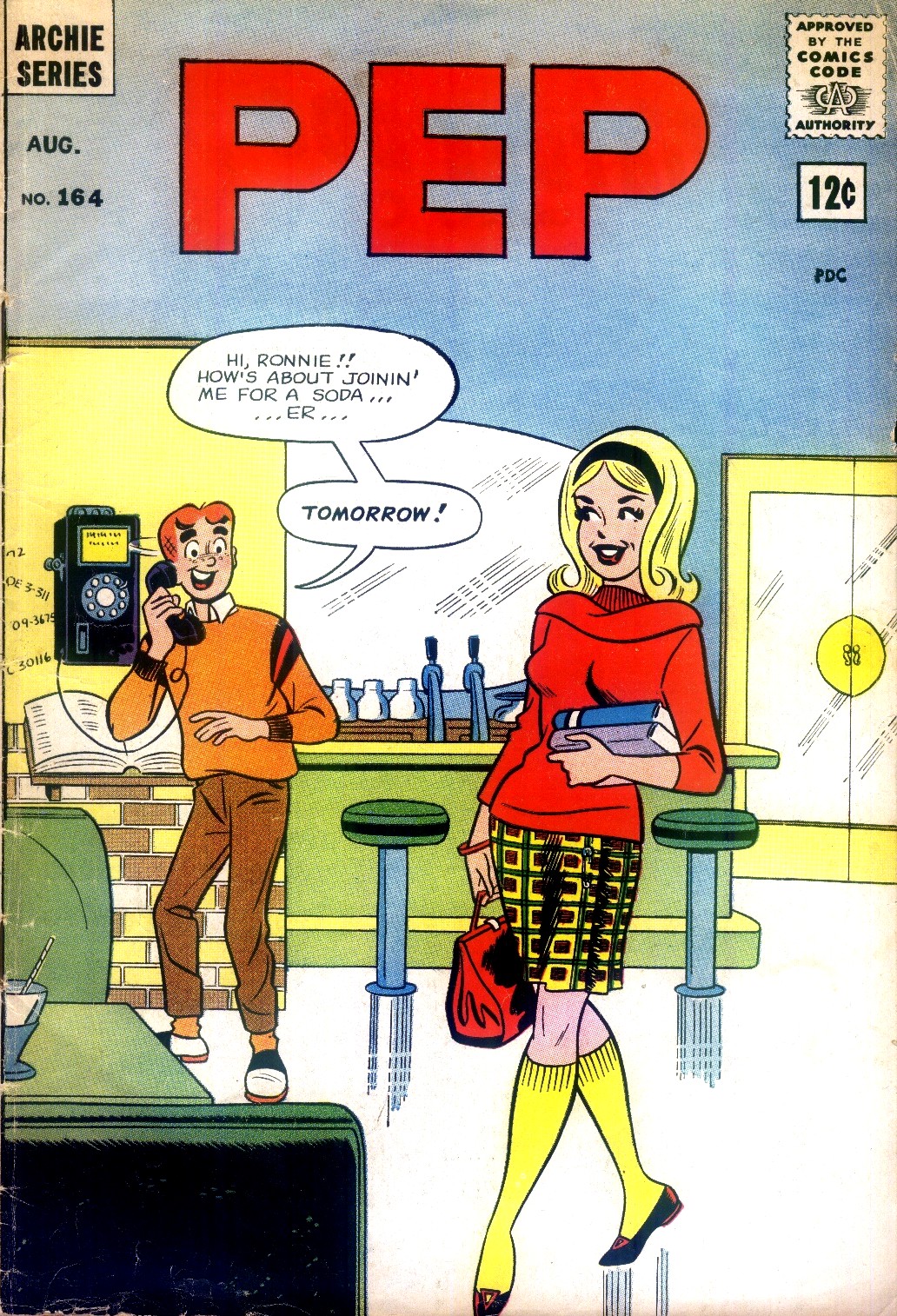 Read online Pep Comics comic -  Issue #164 - 1