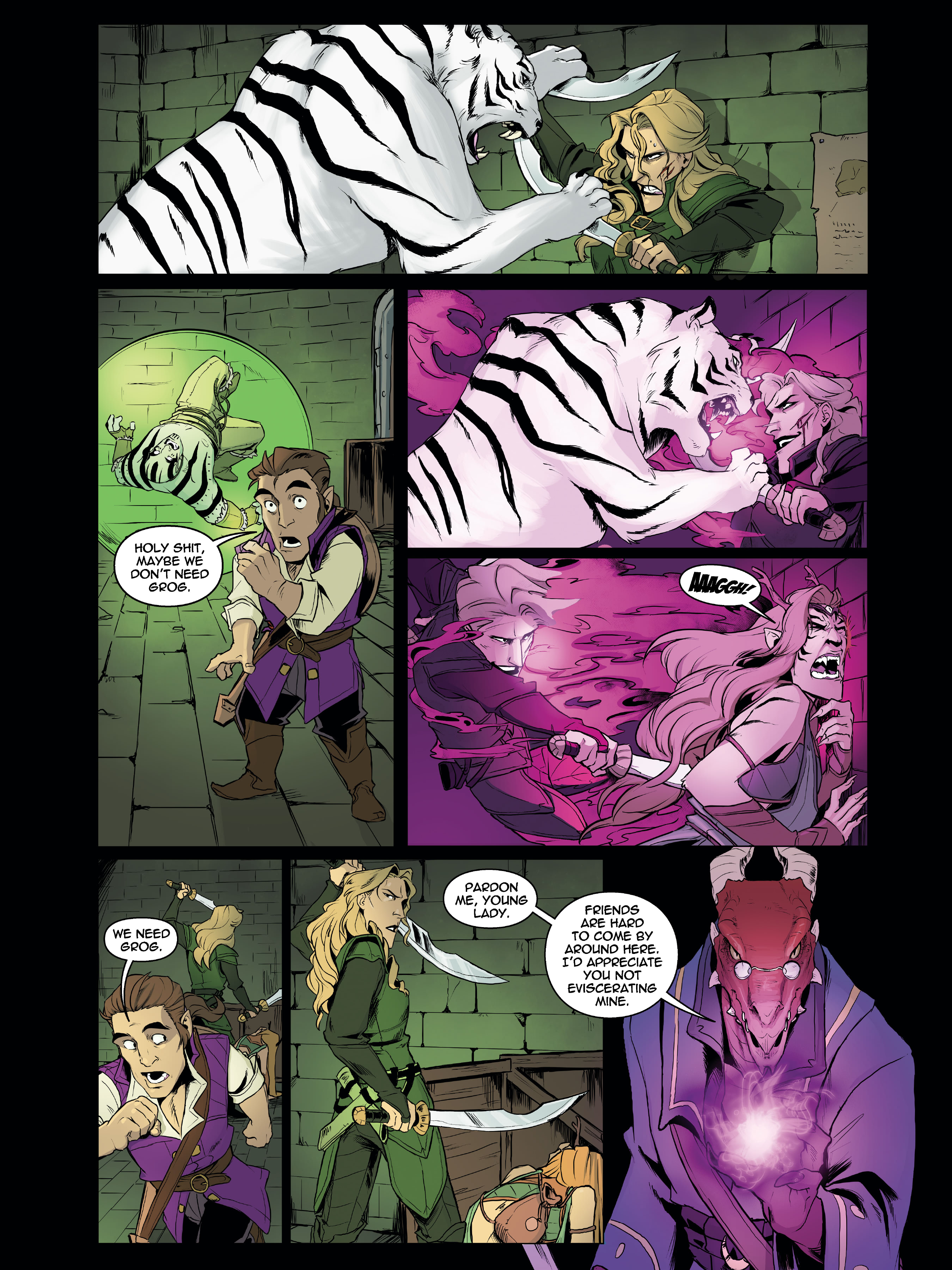 Read online Critical Role Vox Machina Origins comic -  Issue # (2019) _TPB Library Edition (Part 1) - 93