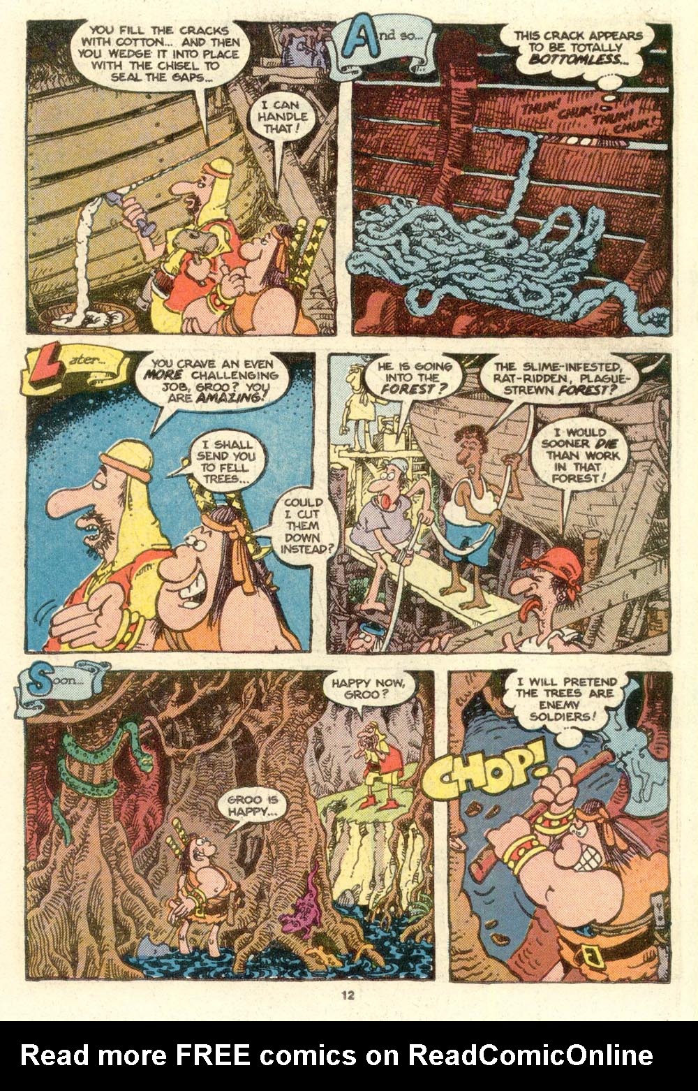 Read online Sergio Aragonés Groo the Wanderer comic -  Issue #16 - 12