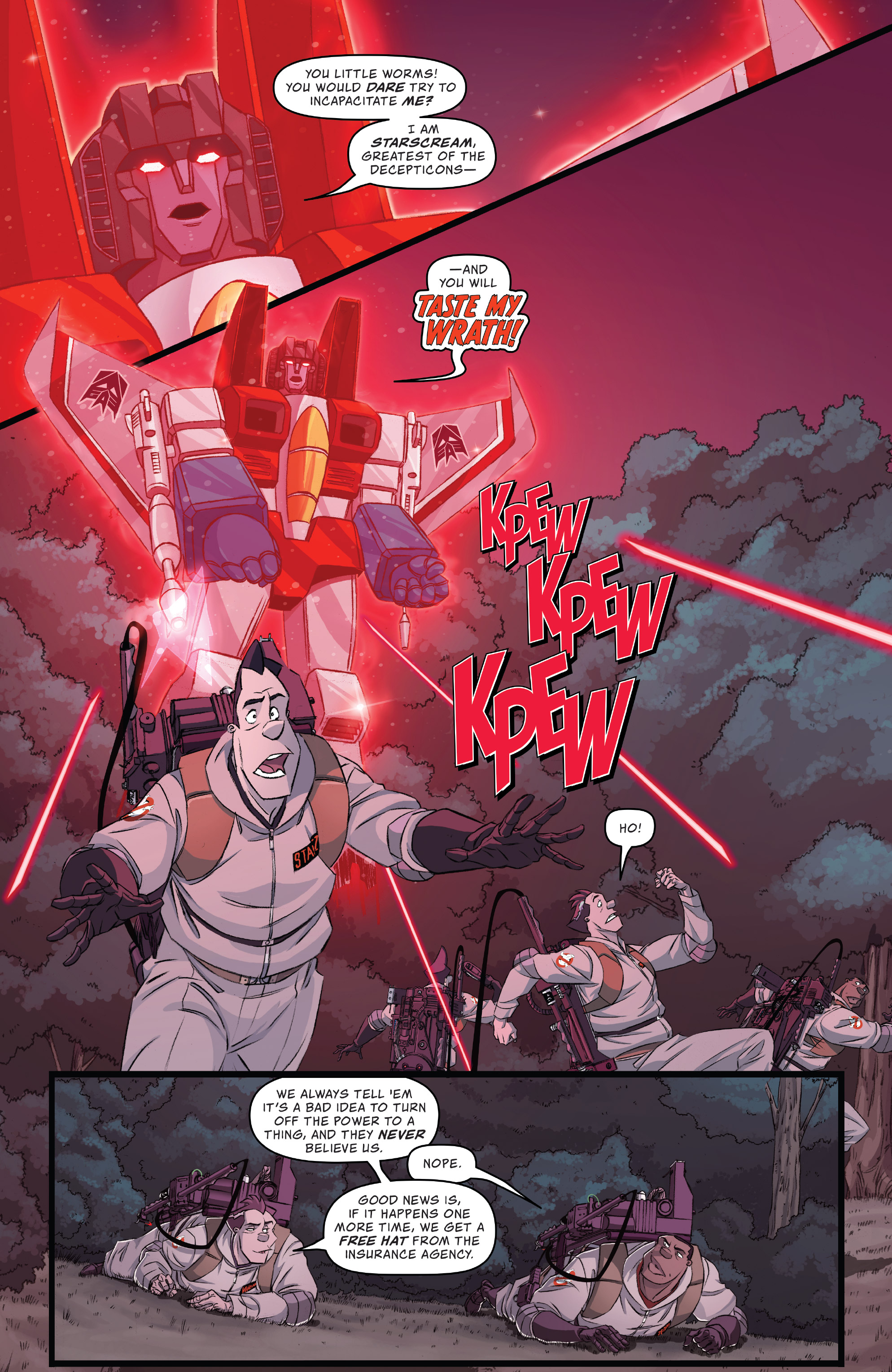 Read online Transformers/Ghostbusters comic -  Issue #2 - 8