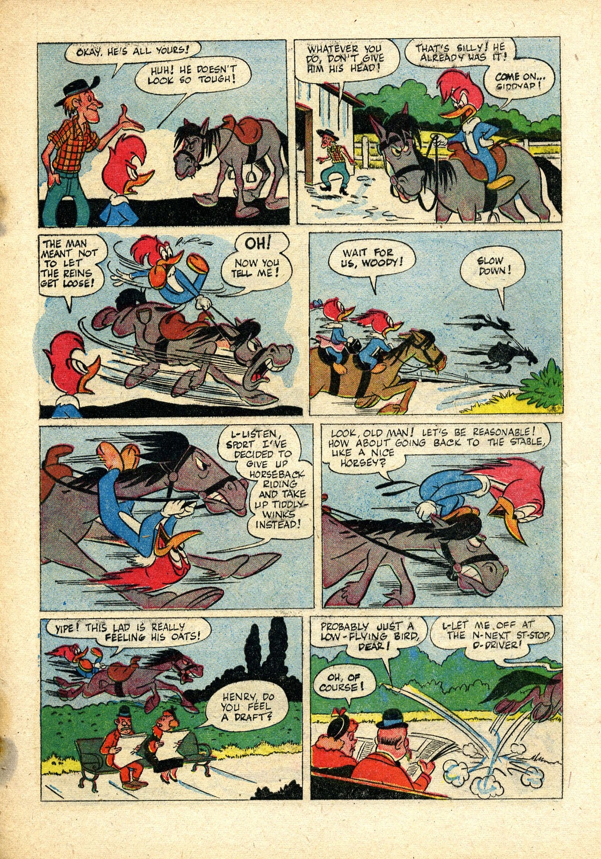 Read online Walter Lantz Woody Woodpecker (1952) comic -  Issue #22 - 9