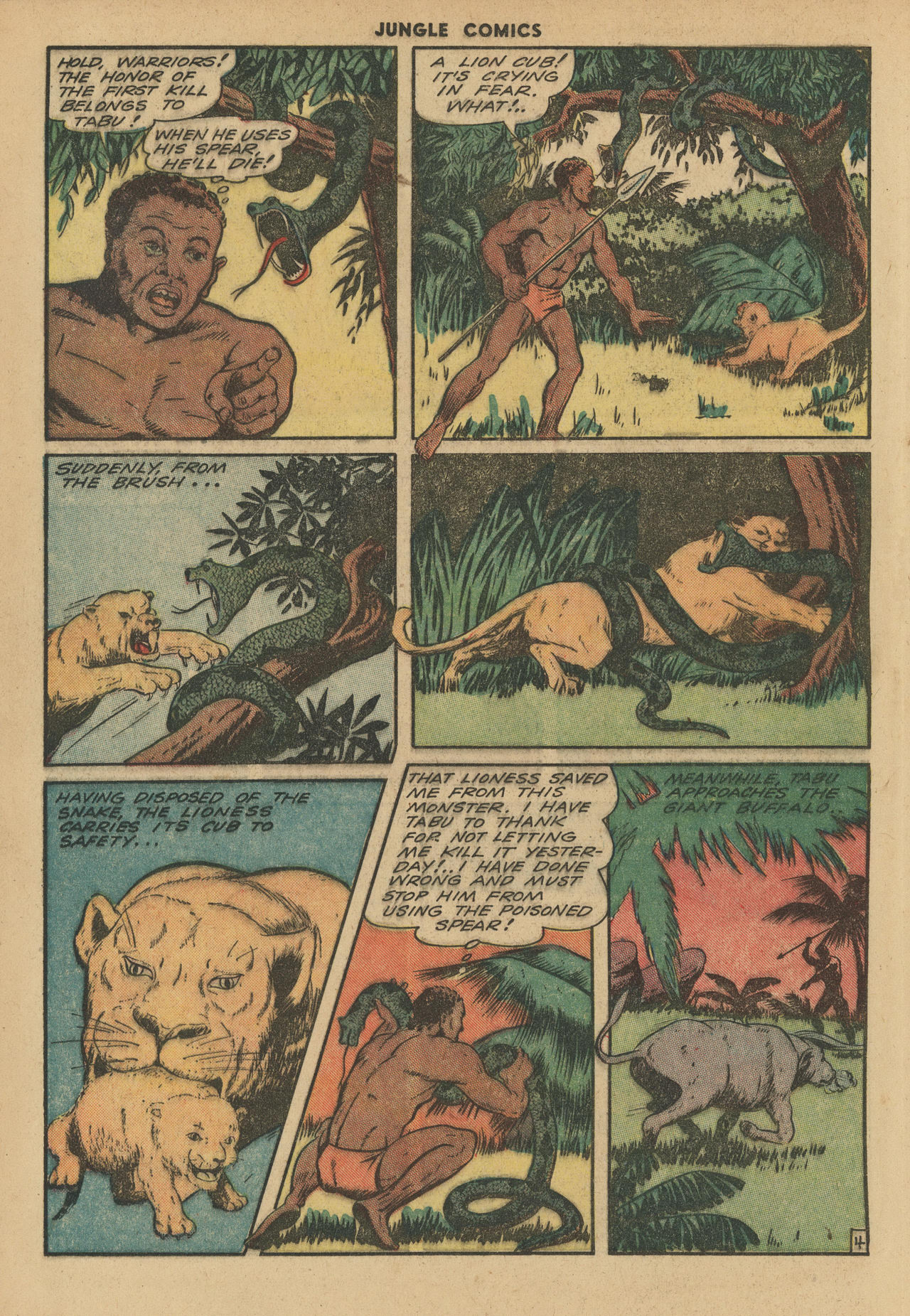 Read online Jungle Comics comic -  Issue #54 - 24