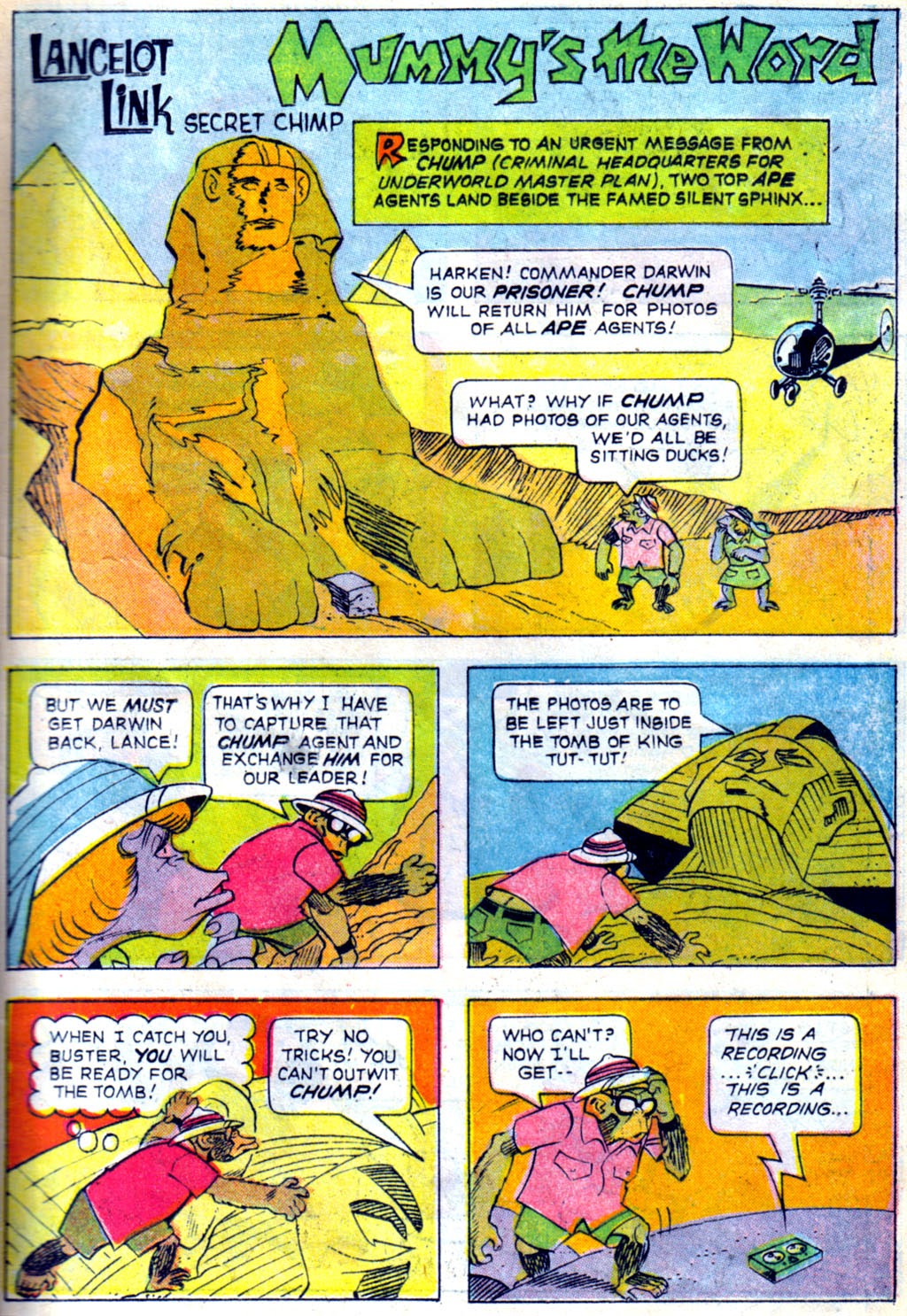 Read online Lancelot Link Secret Chimp comic -  Issue #1 - 10