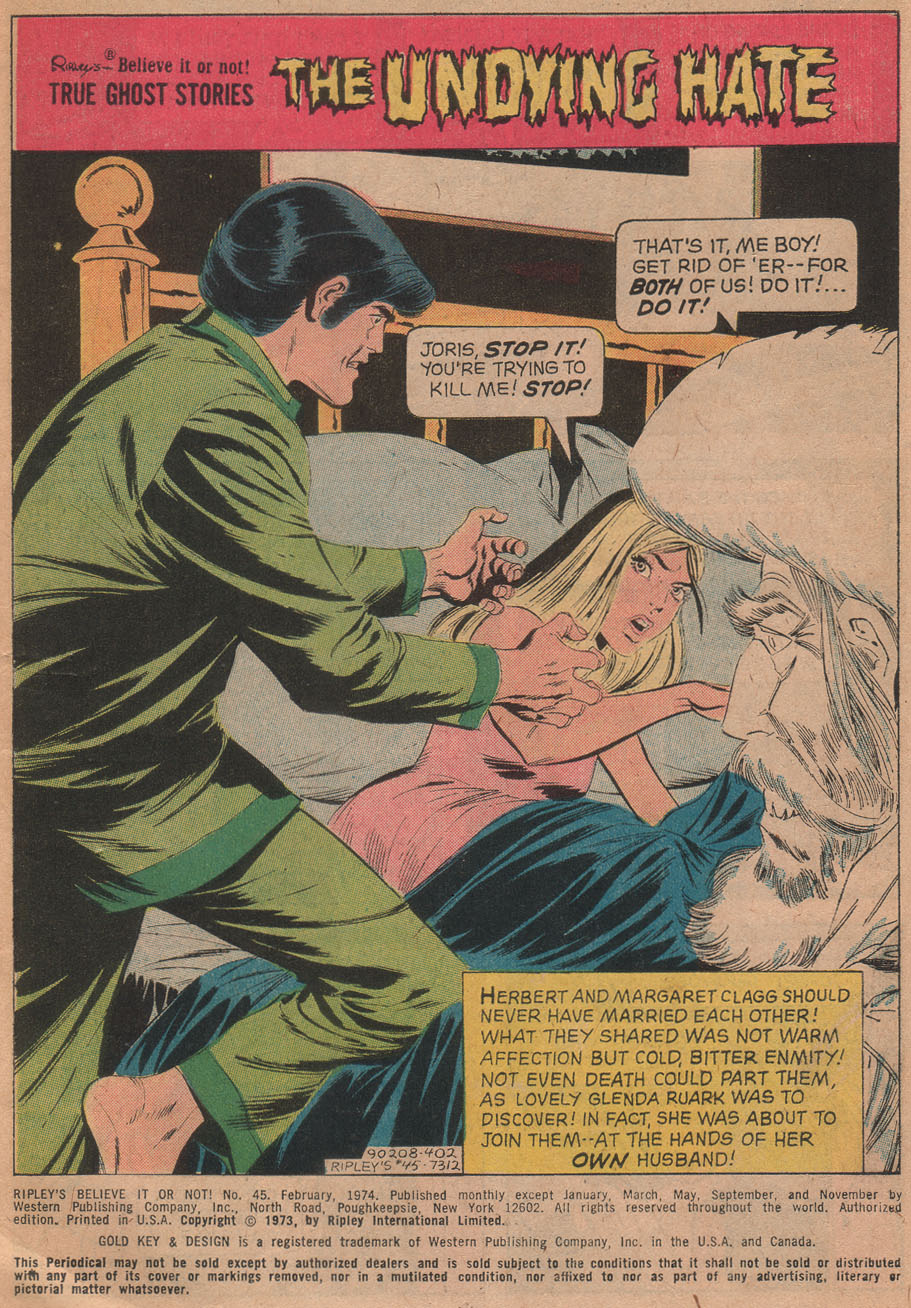 Read online Ripley's Believe it or Not! (1965) comic -  Issue #45 - 3