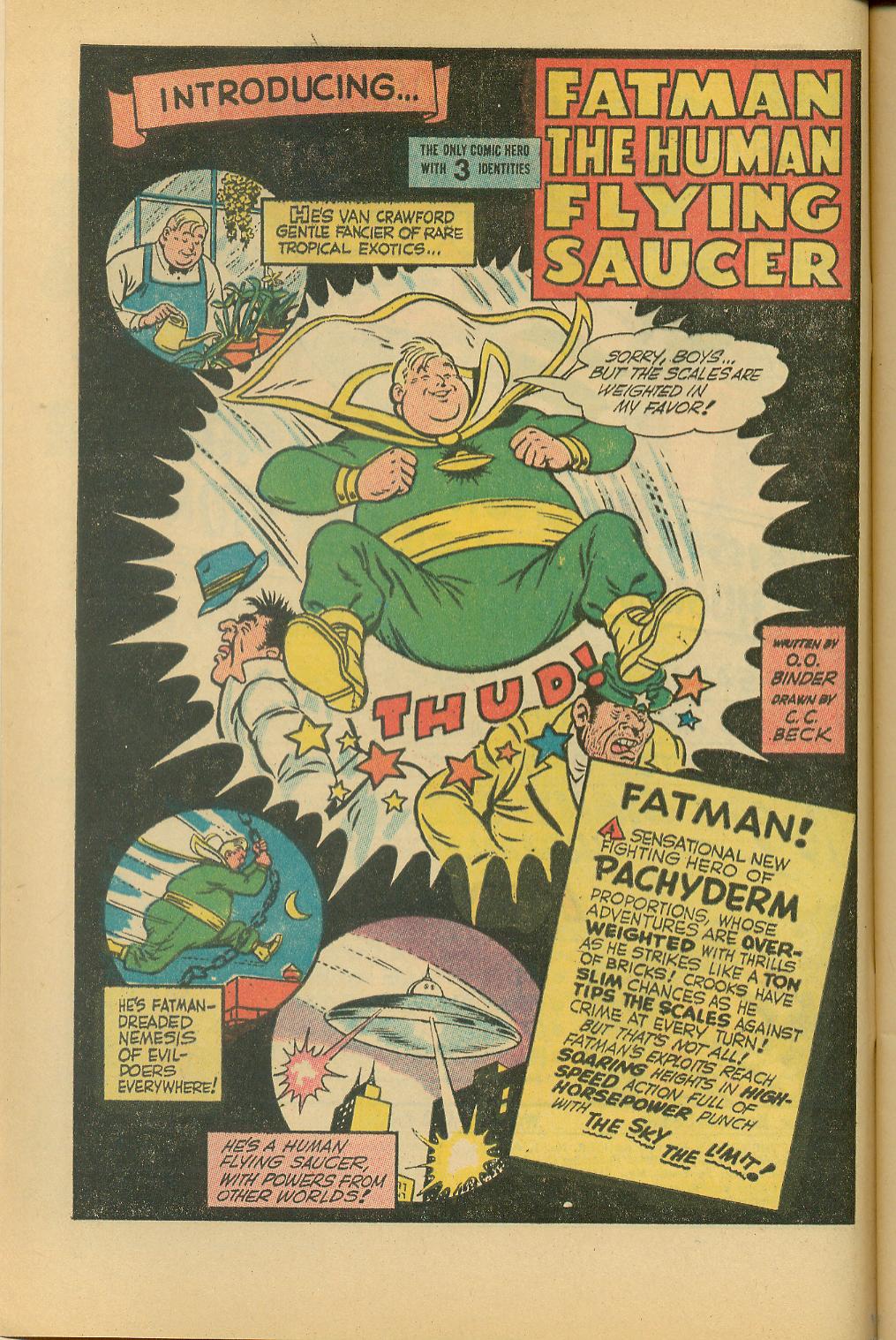 Read online Fatman, The Human Flying Saucer comic -  Issue #1 - 4