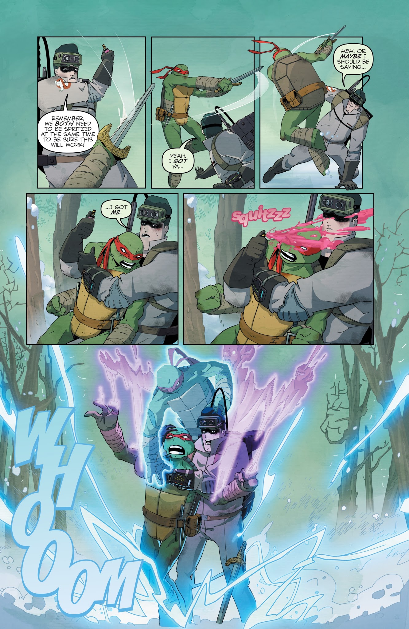 Read online Teenage Mutant Ninja Turtles/Ghostbusters 2 comic -  Issue #4 - 18