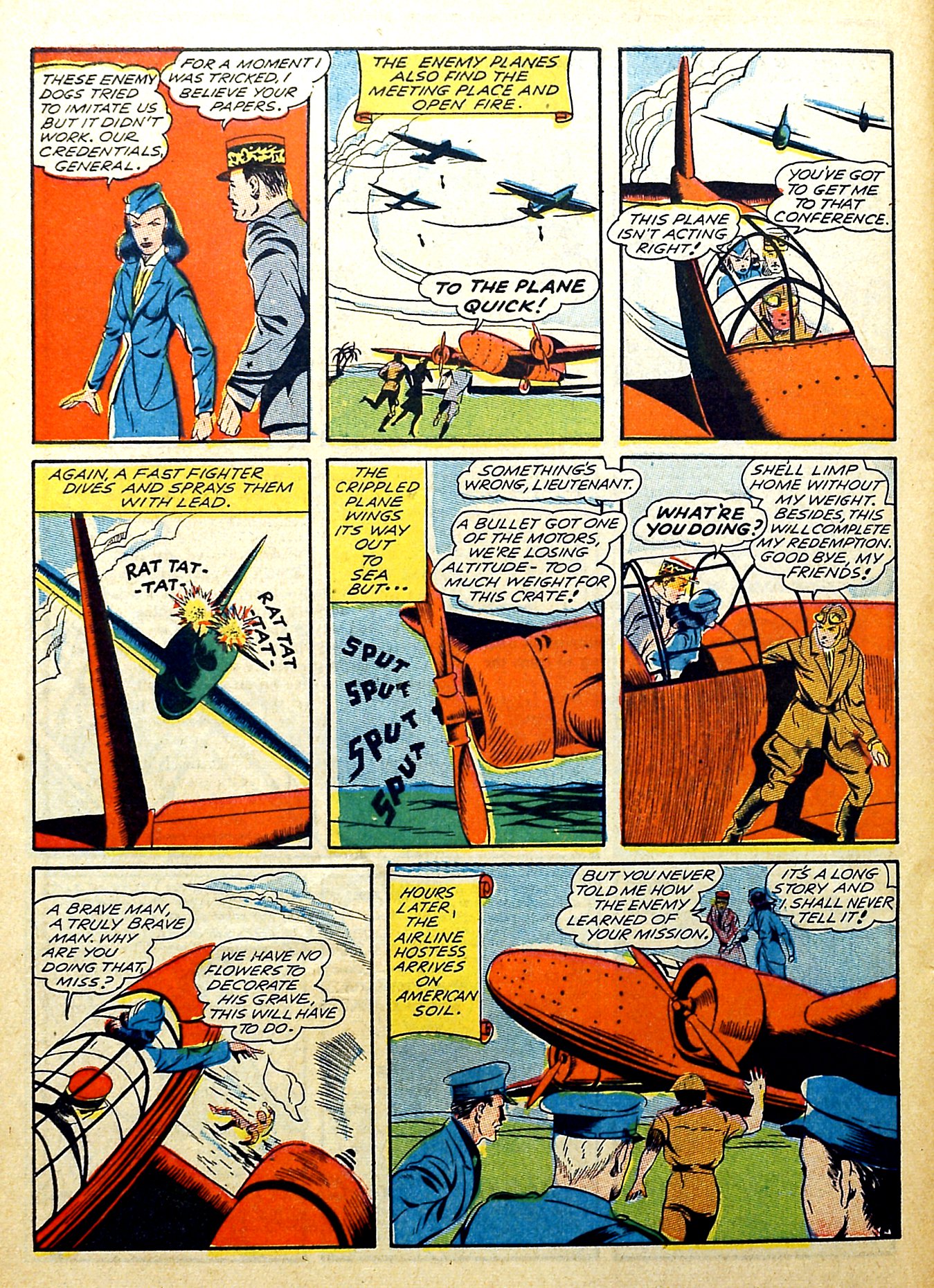 Read online Captain Flight Comics comic -  Issue #6 - 42