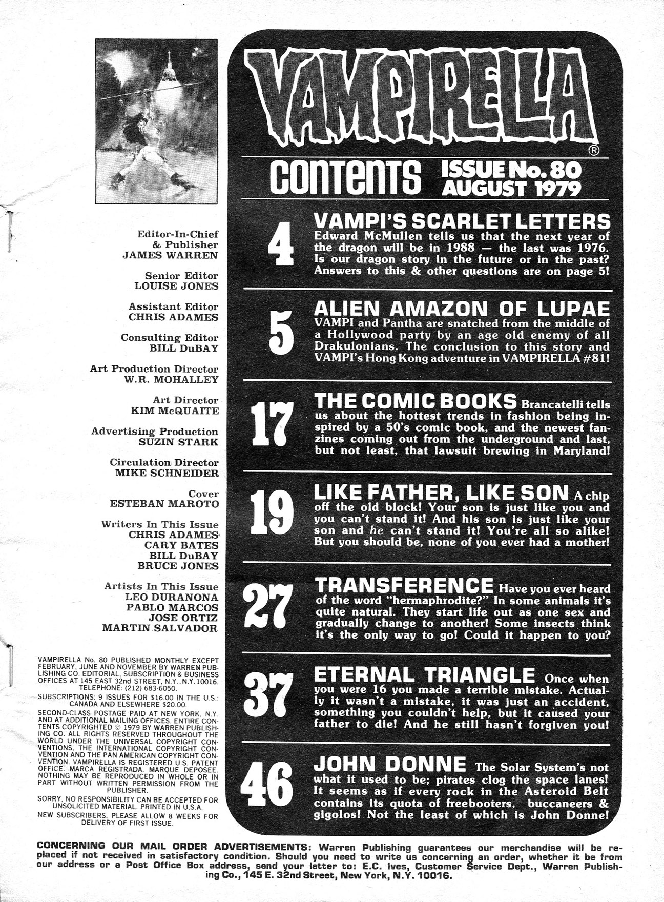 Read online Vampirella (1969) comic -  Issue #80 - 3