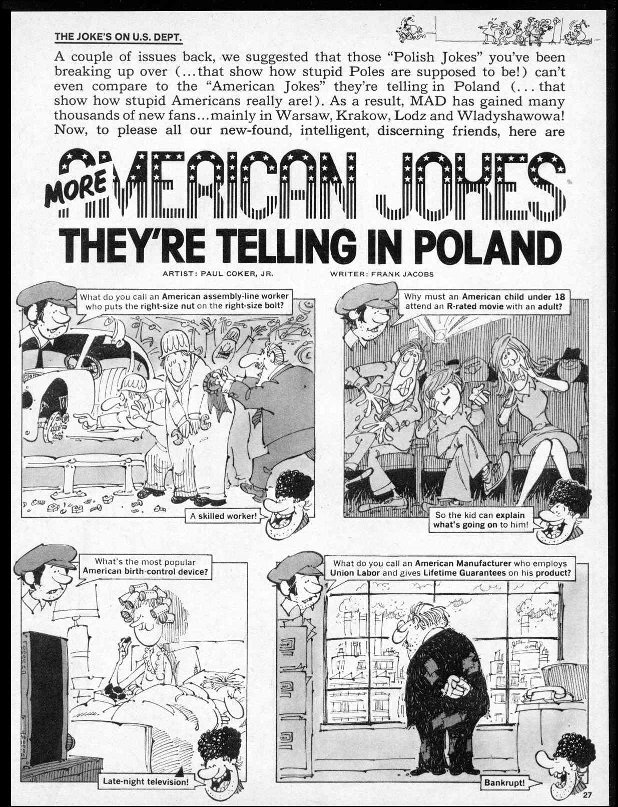 Read online MAD comic -  Issue #193 - 29