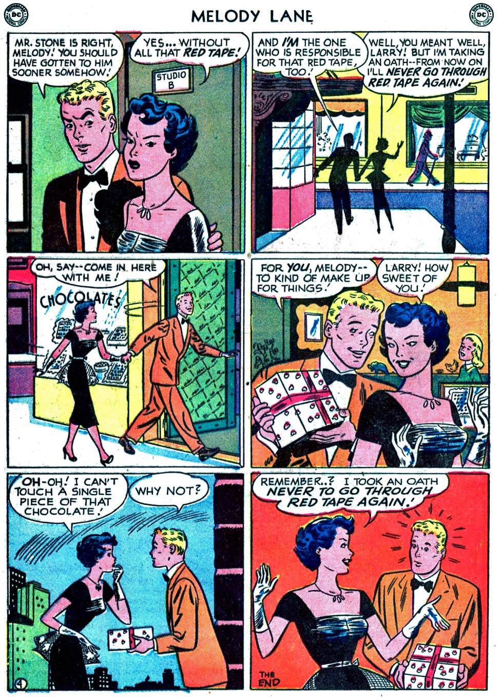 Read online Miss Melody Lane of Broadway comic -  Issue #2 - 30