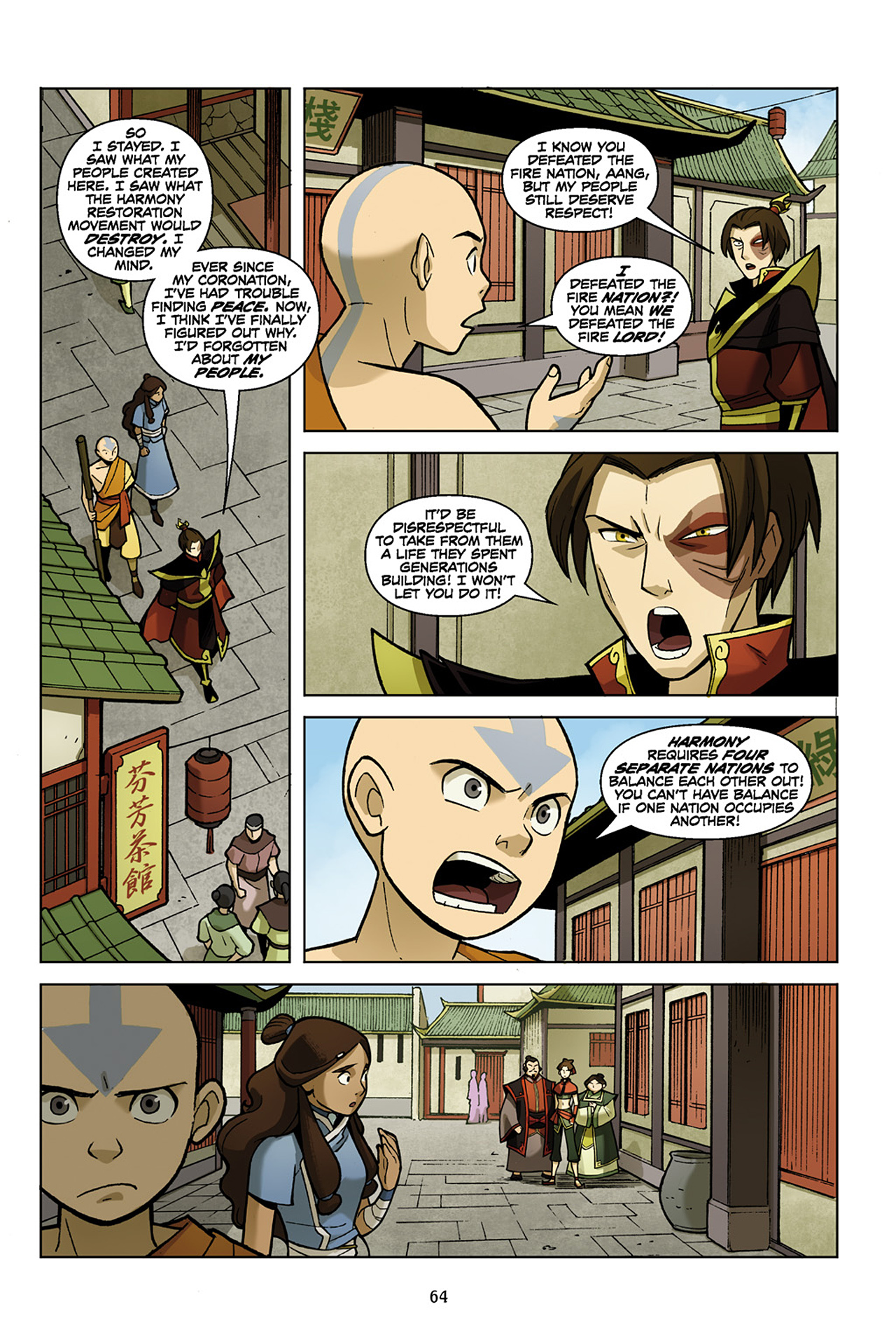 Read online Nickelodeon Avatar: The Last Airbender - The Promise comic -  Issue # Part 1 - 65