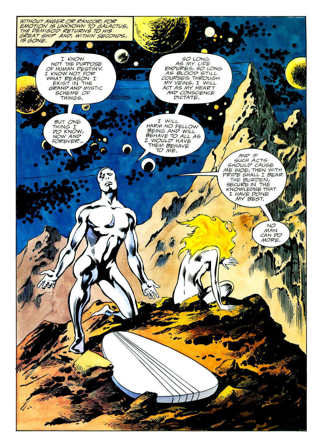 Read online Marvel Graphic Novel comic -  Issue #38 - Silver Surfer - Judgment Day - 45