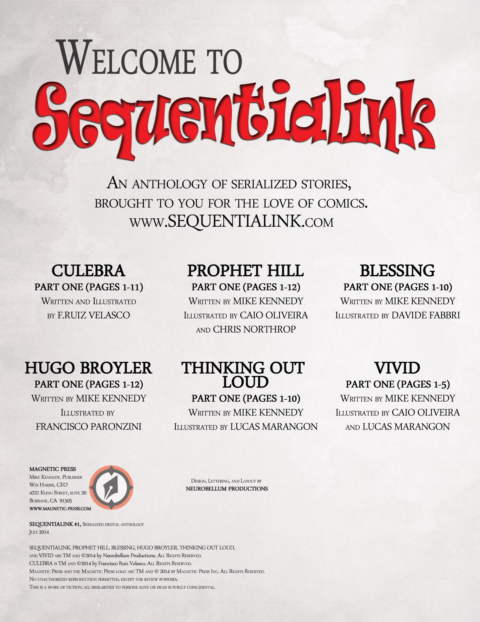 Read online Sequentialink comic -  Issue #1 - 2