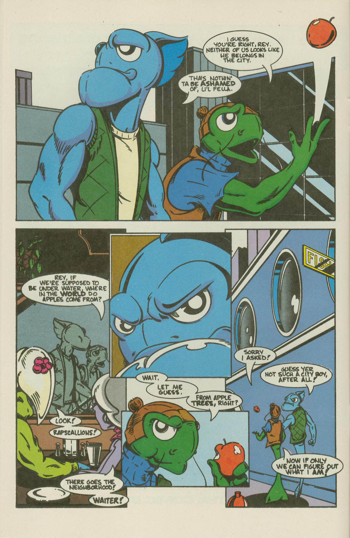 Read online The Fish Police comic -  Issue #13 - 14