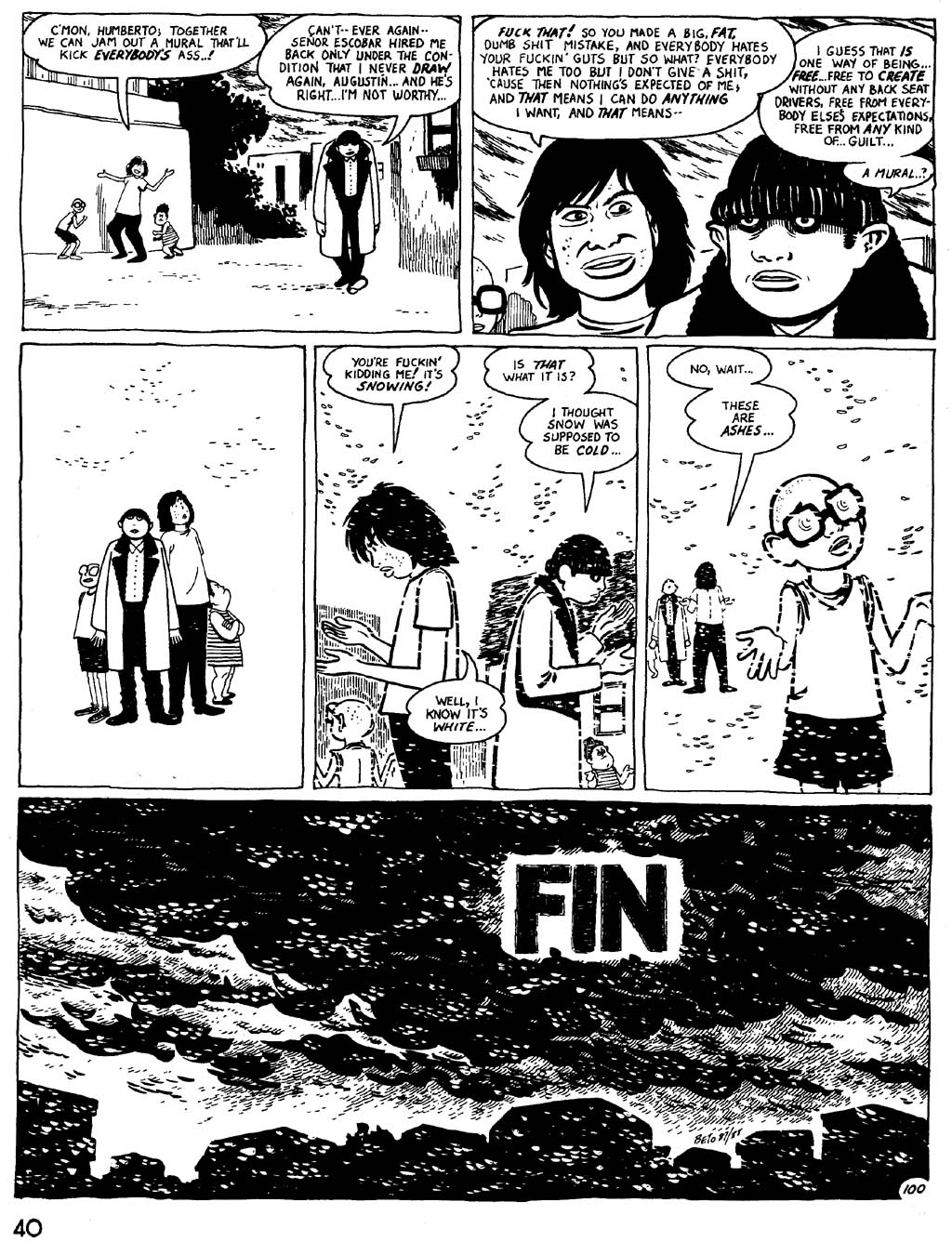 Read online Love and Rockets (1982) comic -  Issue #26 - 42