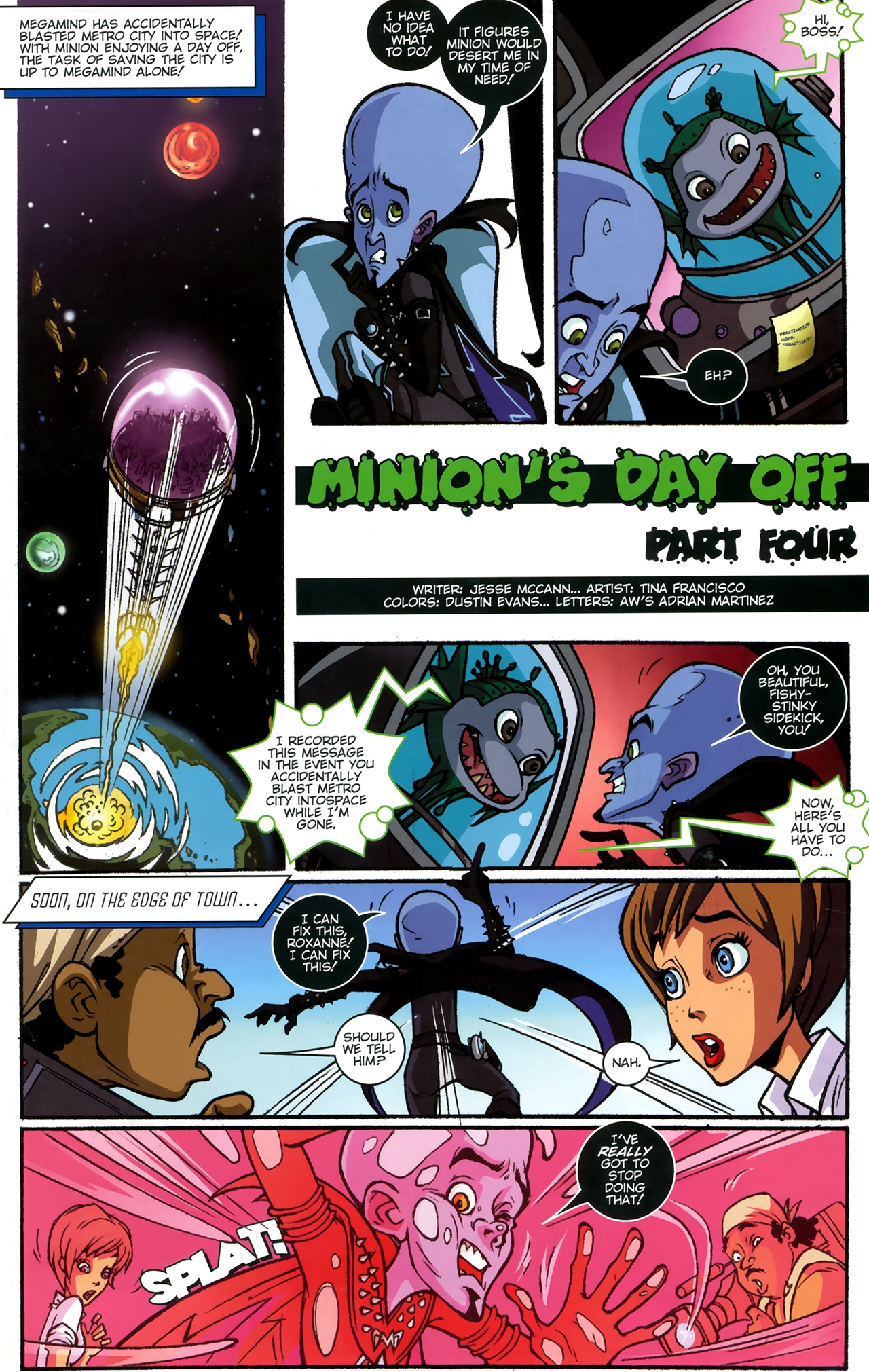 Read online Megamind: Bad. Blue. Brilliant. comic -  Issue #4 - 27