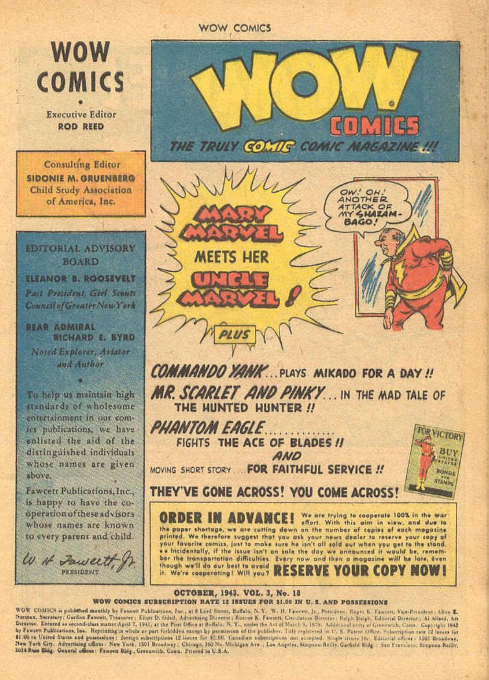 Read online Wow Comics comic -  Issue #18 - 3