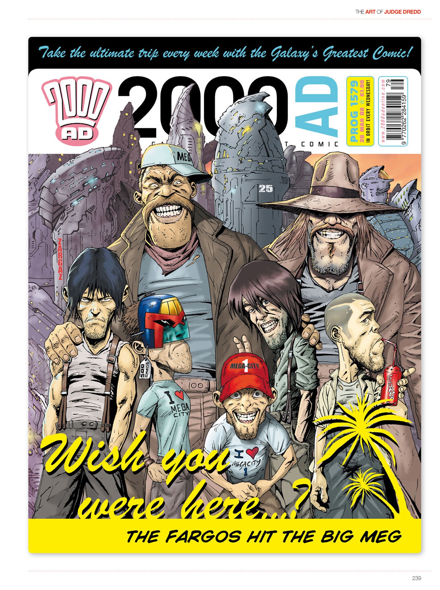 Read online The Art of Judge Dredd: Featuring 35 Years of Zarjaz Covers comic -  Issue # TPB (Part 3) - 57