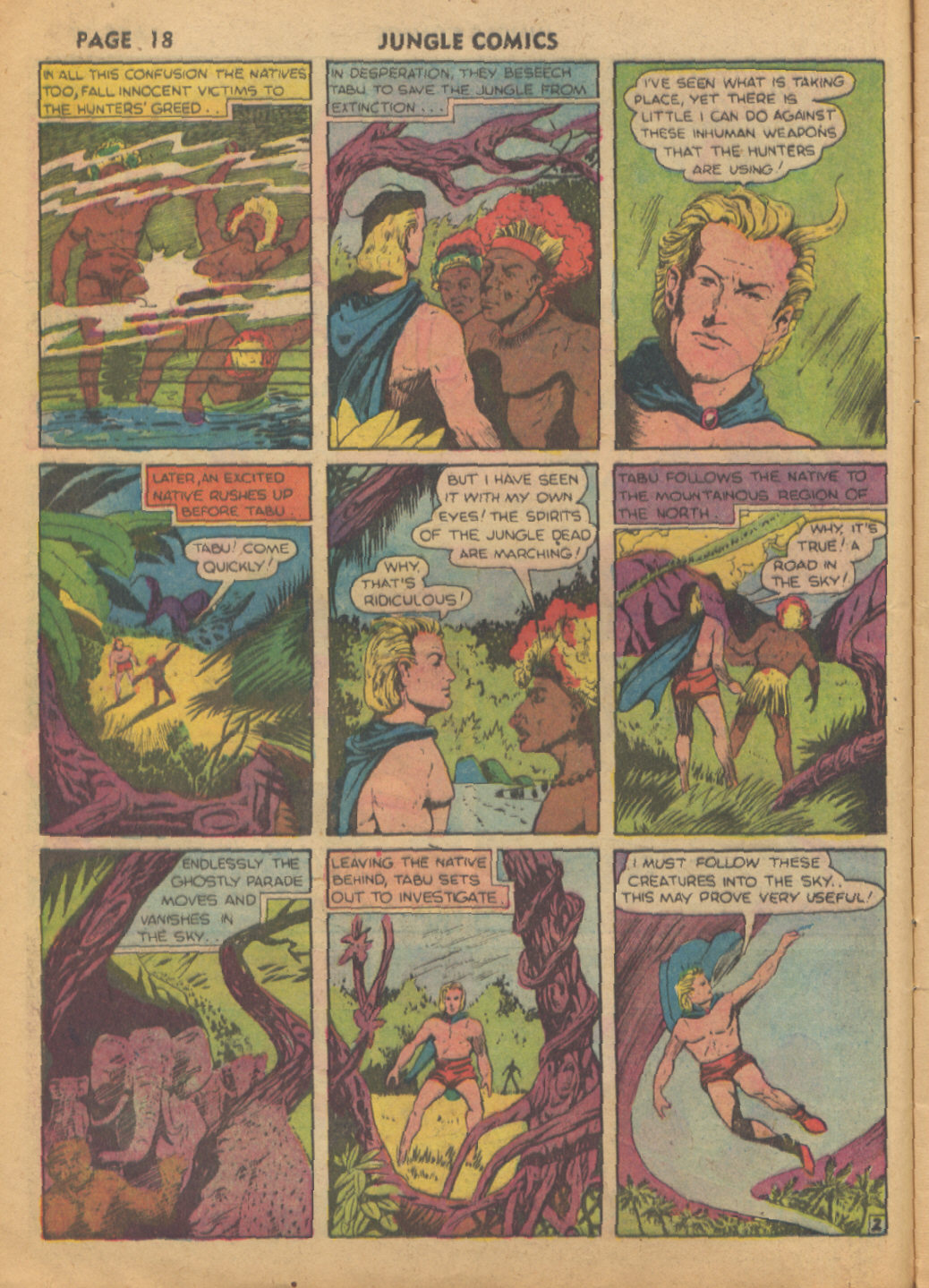 Read online Jungle Comics comic -  Issue #10 - 19