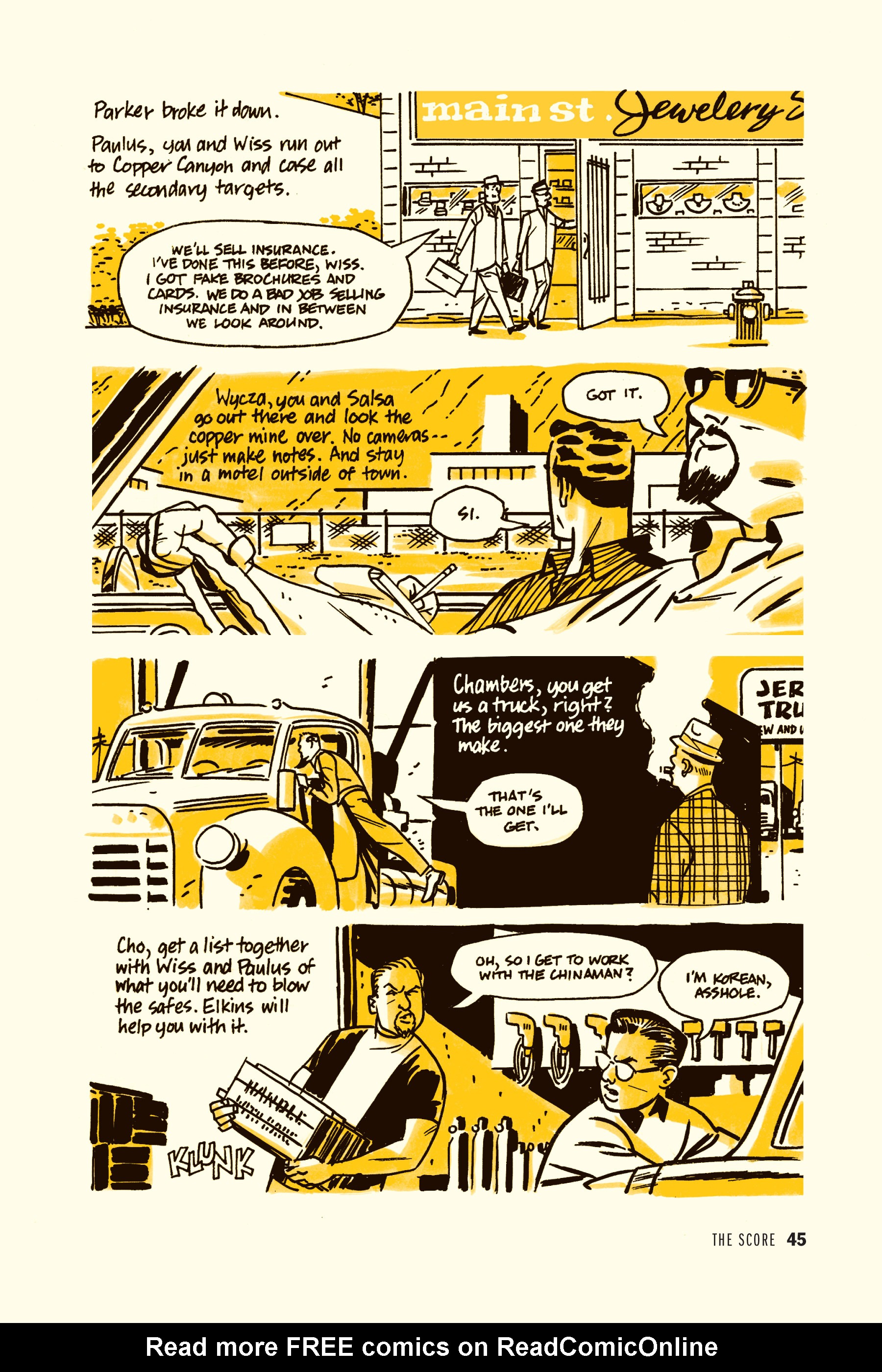 Read online Richard Stark's Parker comic -  Issue #3 - 44