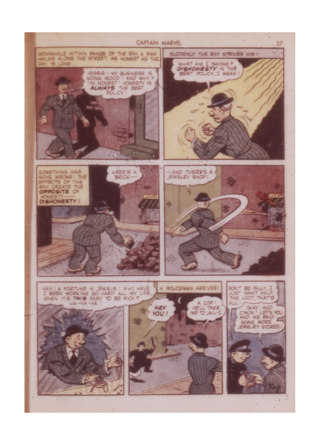 Read online Captain Marvel Adventures comic -  Issue #21 - 27