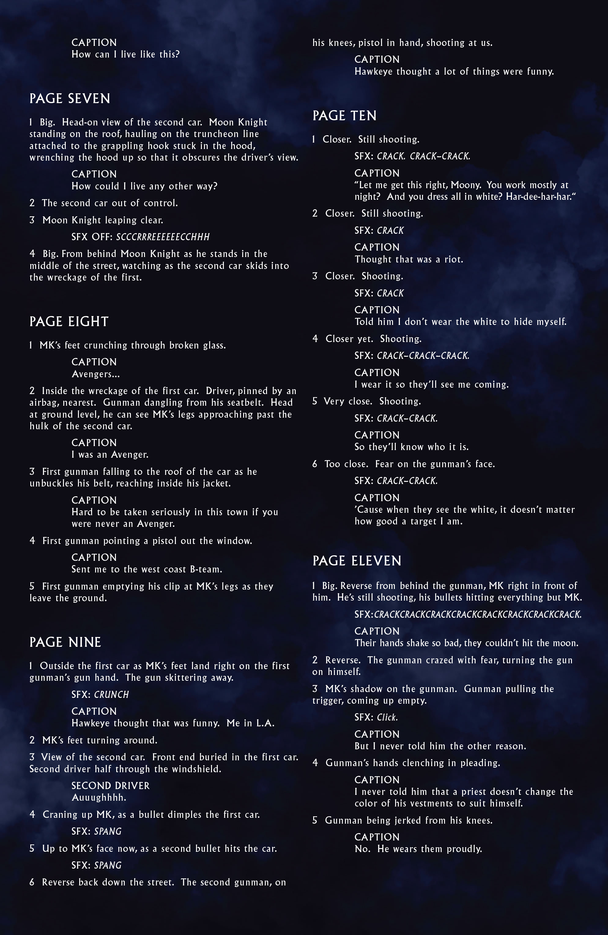 Read online Moon Knight by Huston, Benson & Hurwitz Omnibus comic -  Issue # TPB (Part 12) - 42