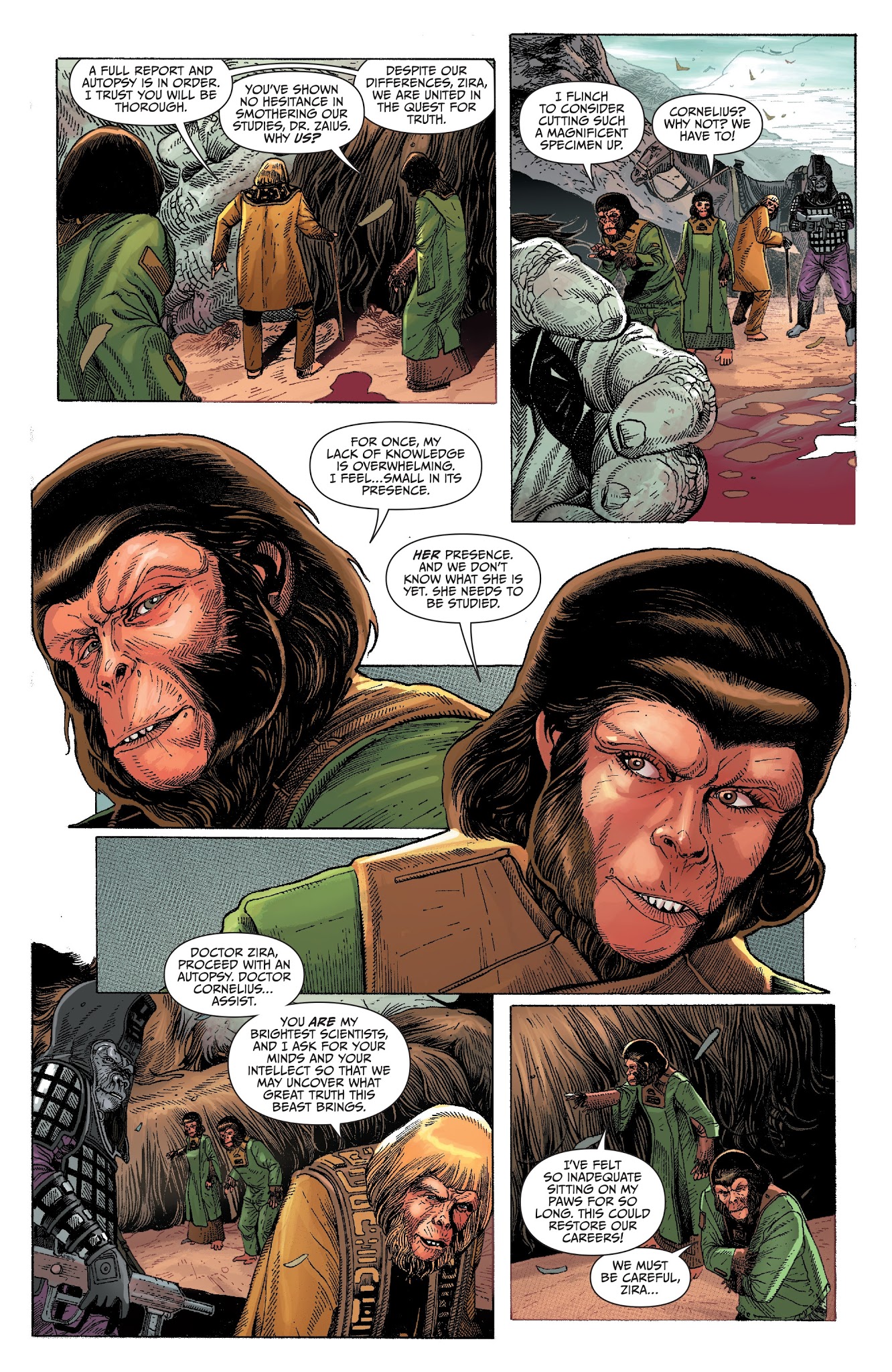 Read online Kong on the Planet of the Apes comic -  Issue #1 - 9