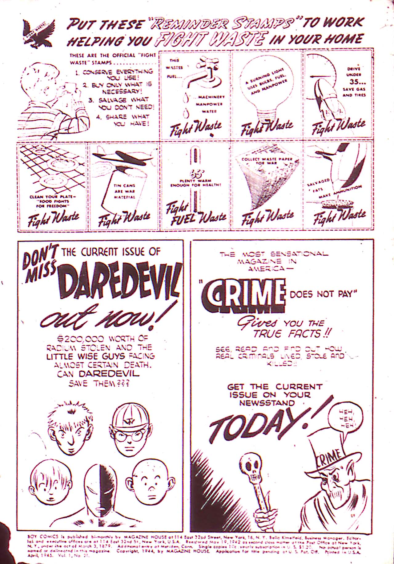 Read online Boy Comics comic -  Issue #21 - 2