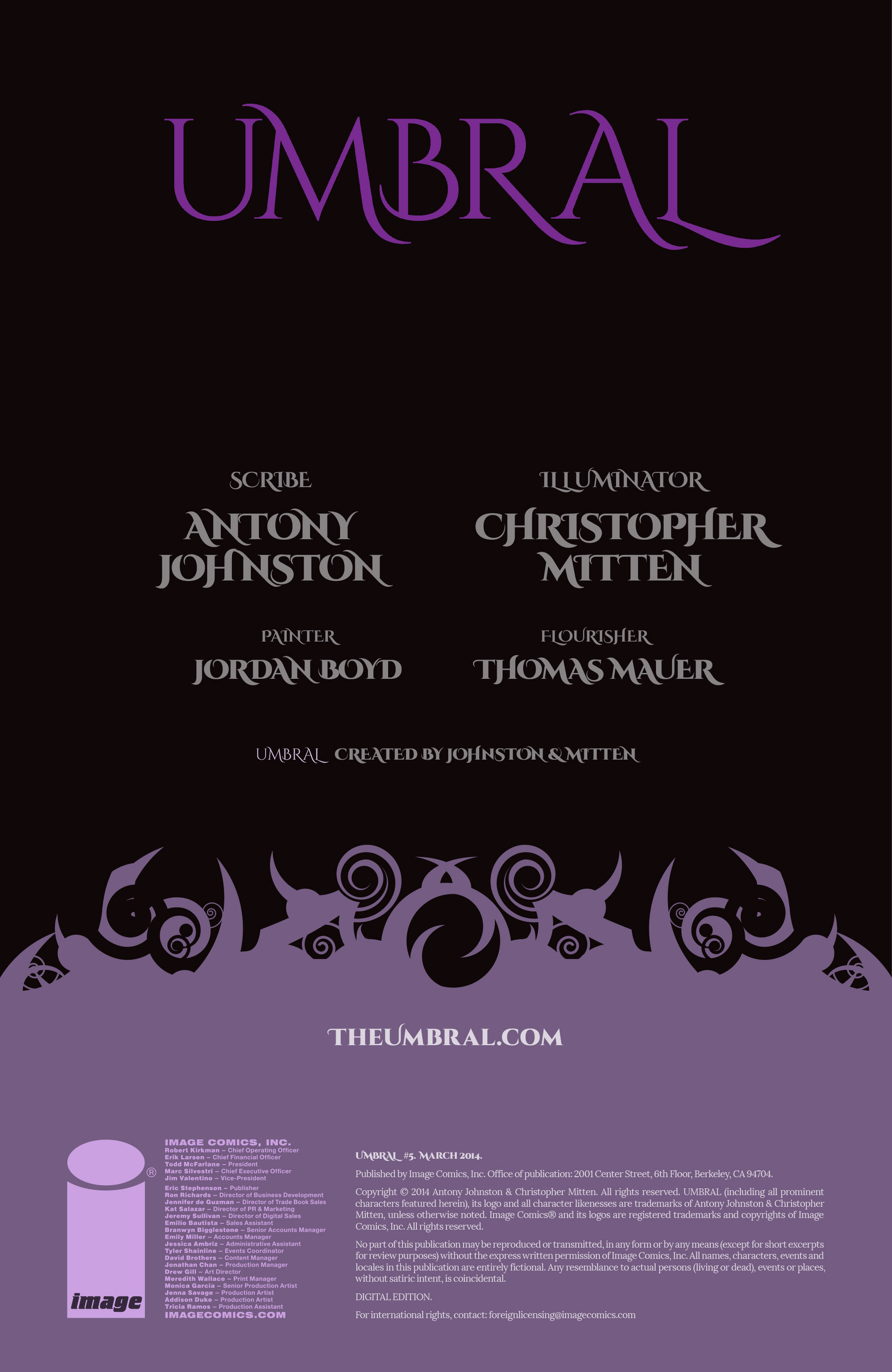 Read online Umbral comic -  Issue #5 - 2