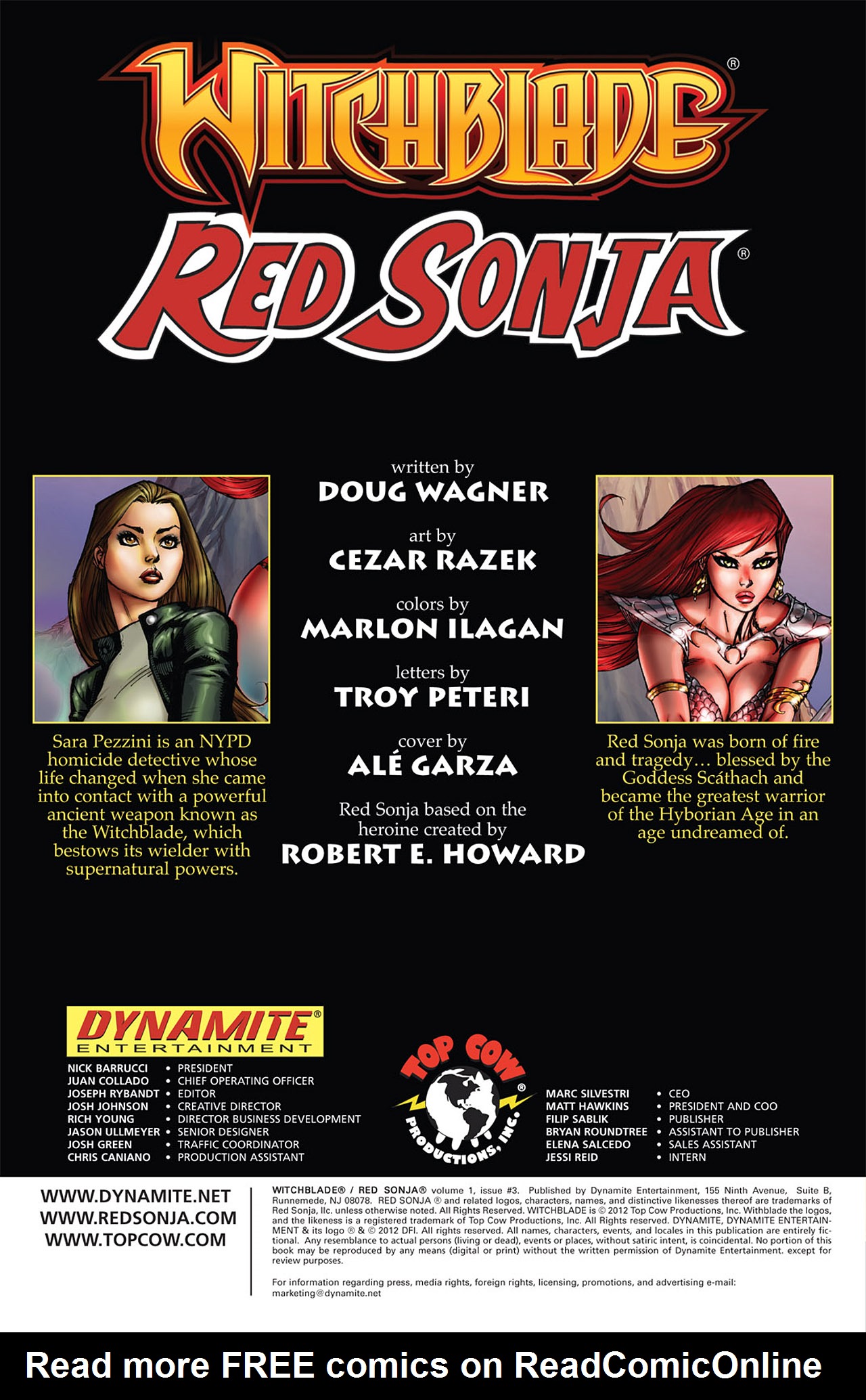 Read online Witchblade/Red Sonja comic -  Issue #3 - 2