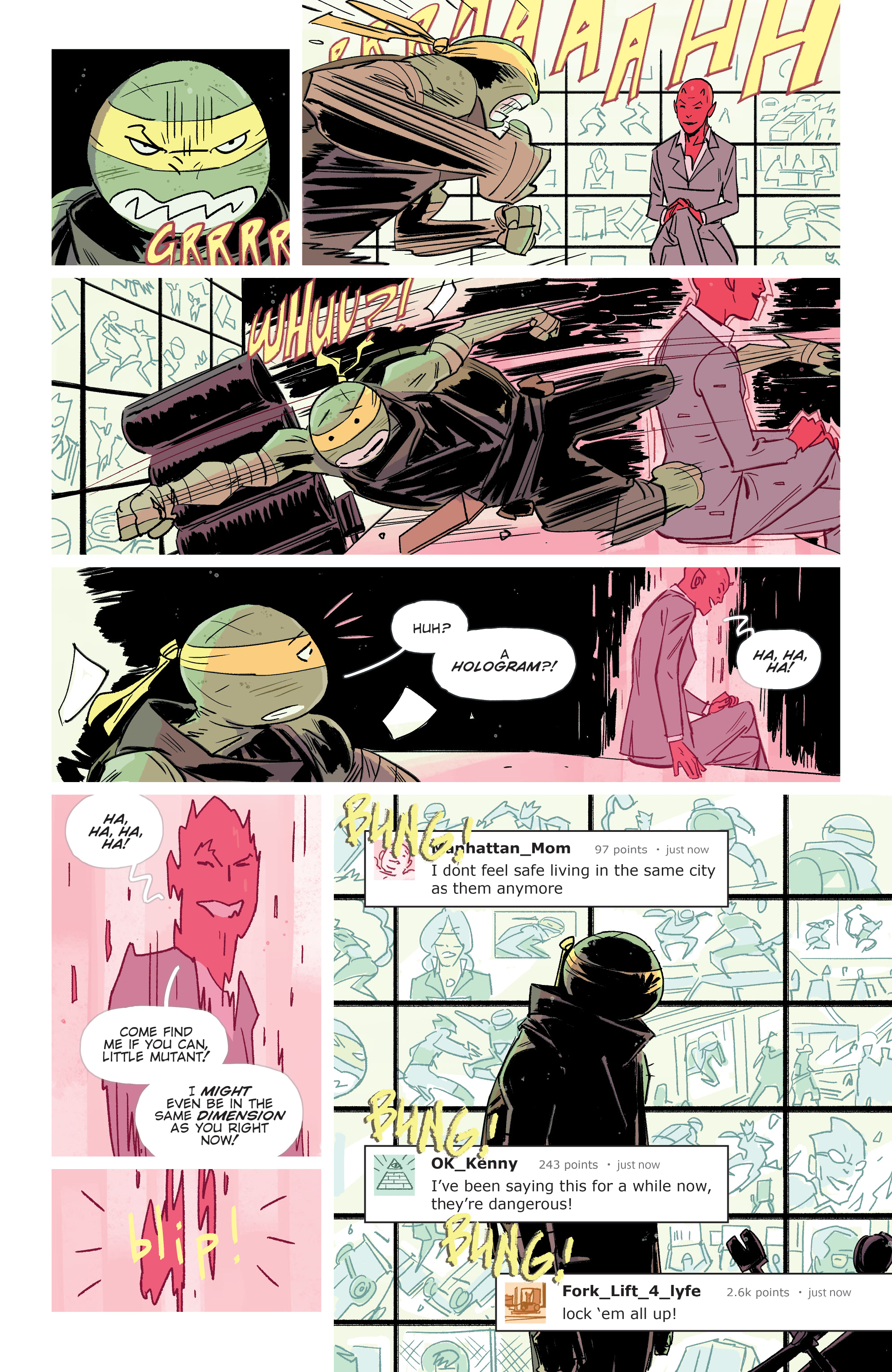 Read online Teenage Mutant Ninja Turtles: Jennika II comic -  Issue #3 - 24